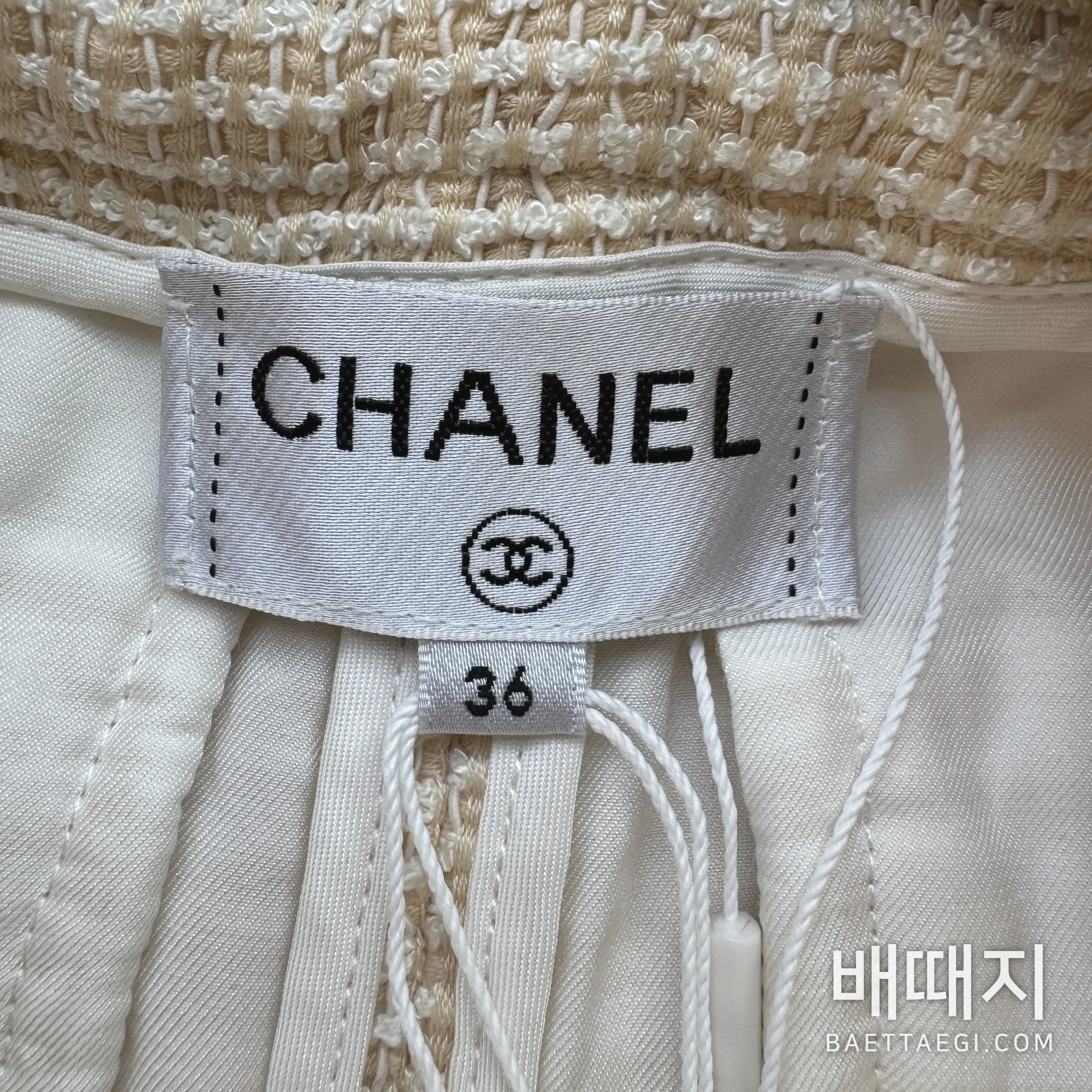샤넬 미디 스커트 검수사진 5