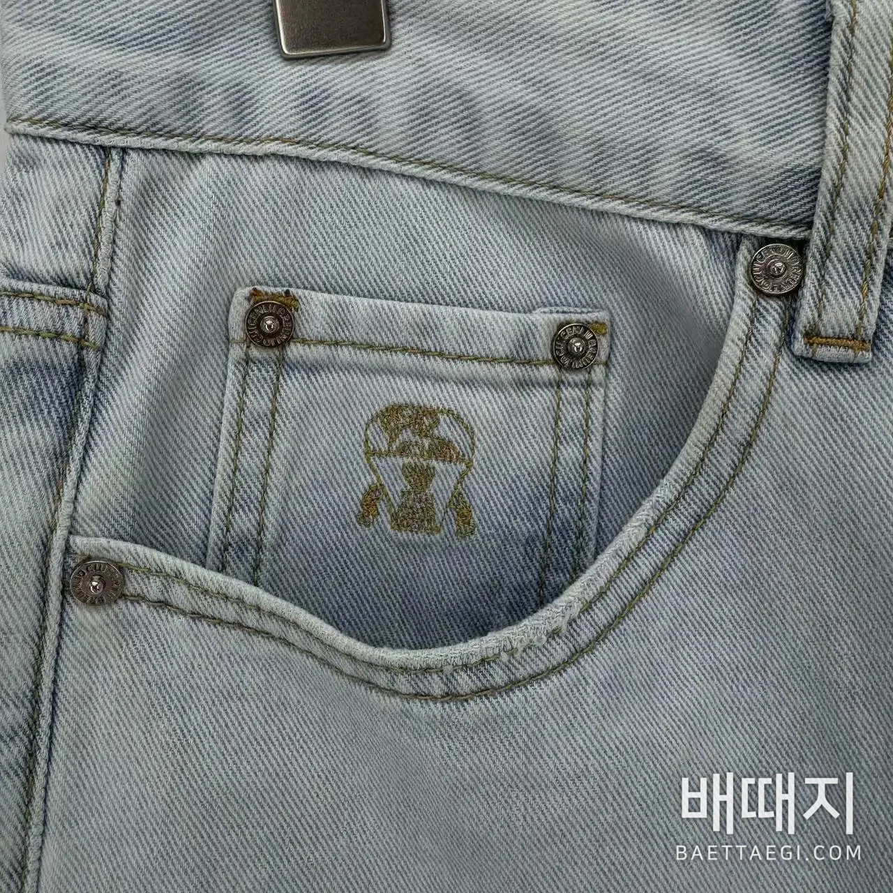 브루넬로쿠치넬리 데님 스트레치 남성 바지 검수사진 4