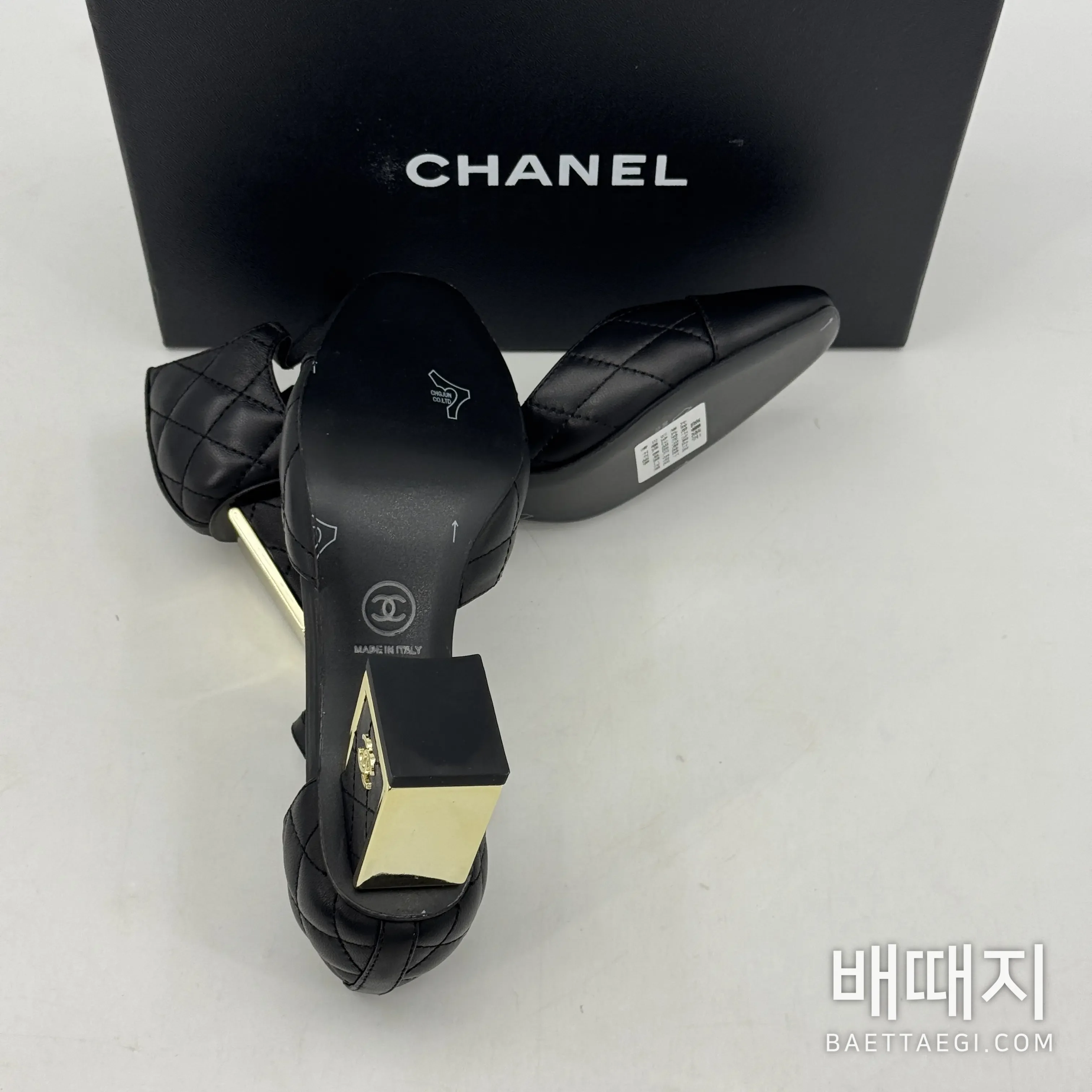 샤넬 퀼팅 샌들 3531 검수사진 8