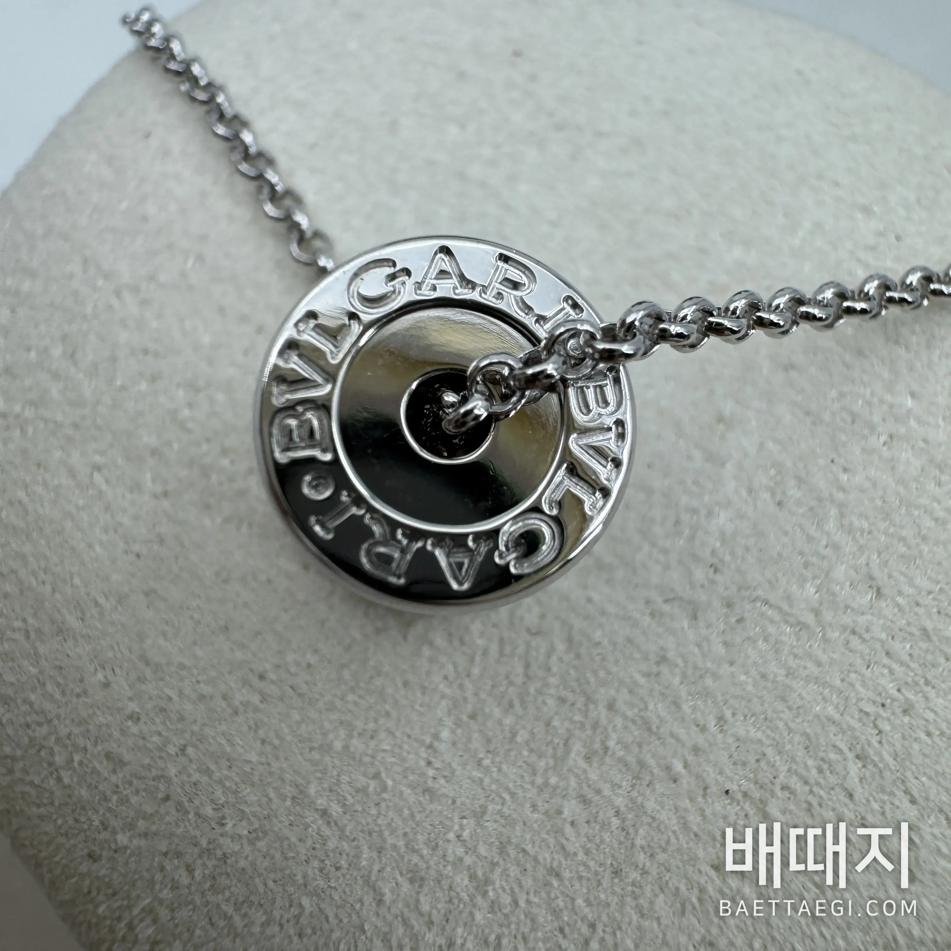 불가리 B.zero 1 다이아몬드 장식 목걸이 178598 검수사진 6