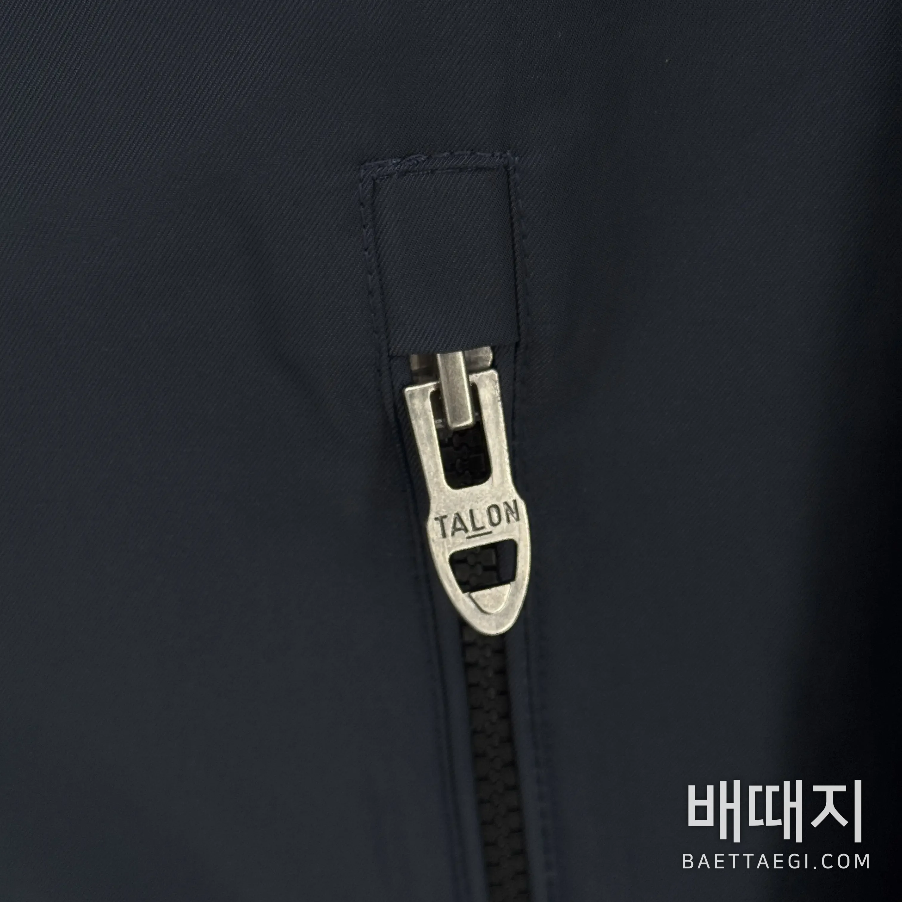 폴로 스탠드 카라 다운 봄버 남성 자켓 검수사진 5