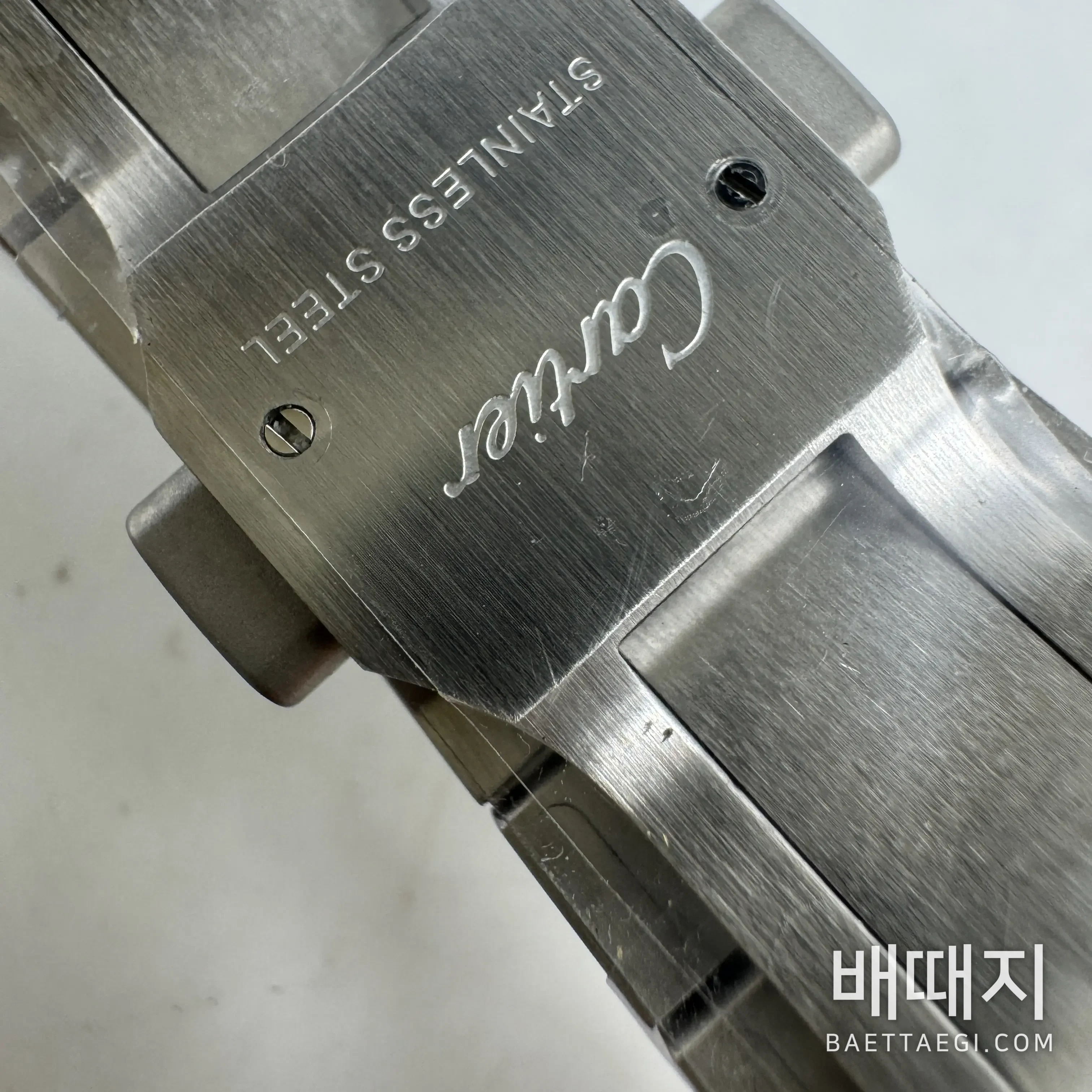 까르띠에 BV공장 산토스 미디움 오토매틱 시계 검수사진 6