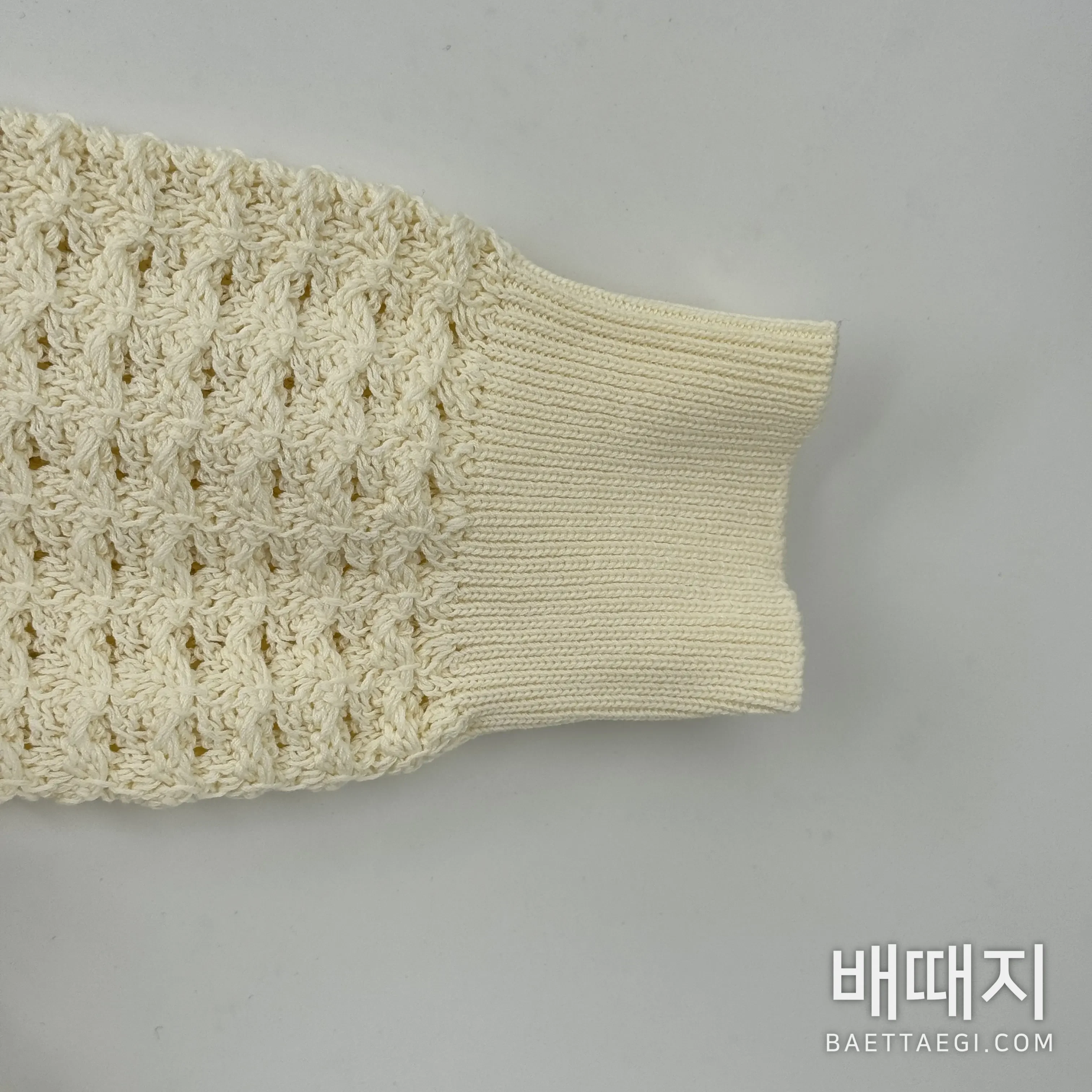 디올 여성 가디건 검수사진 4