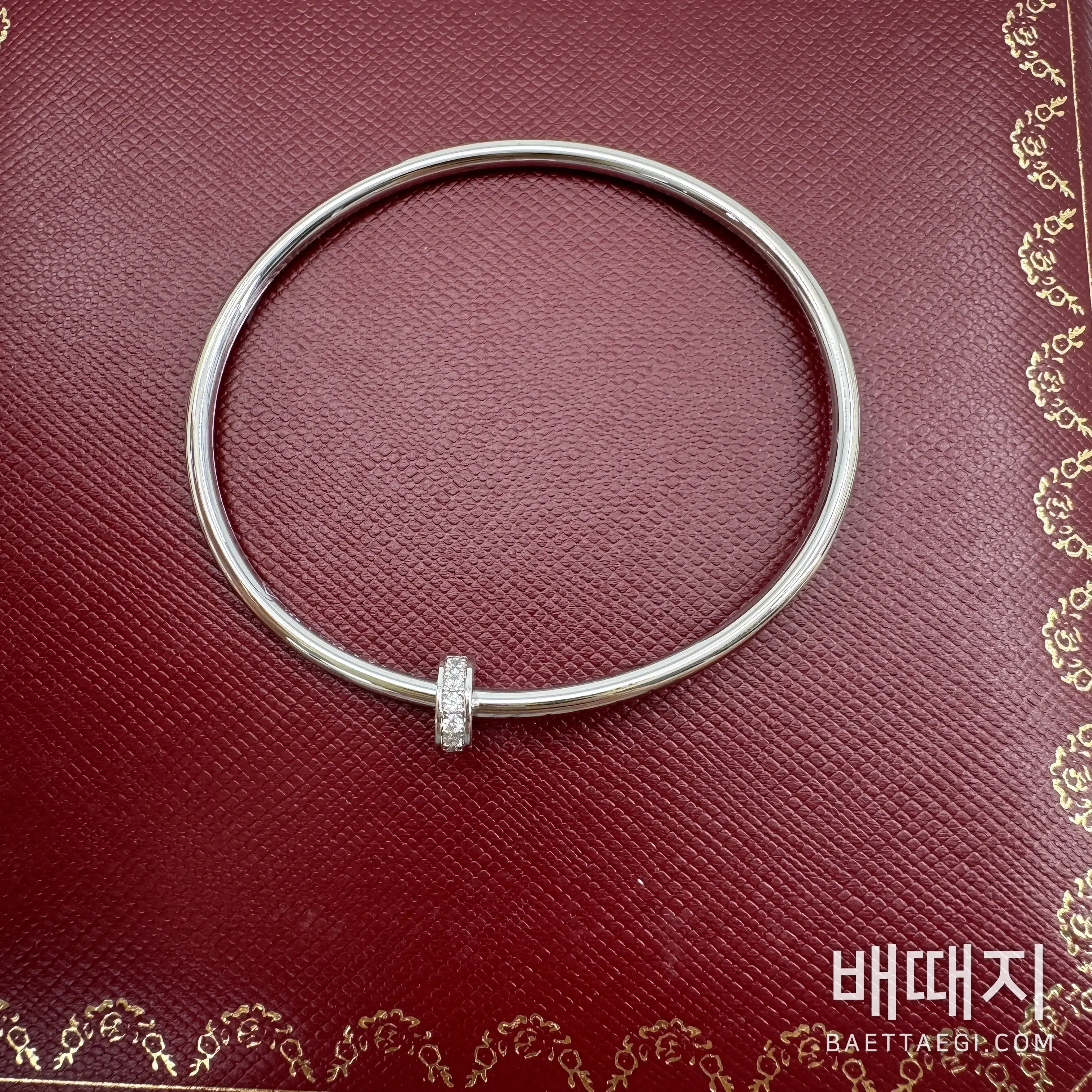 까르띠에 저스트 앙 끌루 슬렌더 다이아몬드 팔찌 검수사진 4
