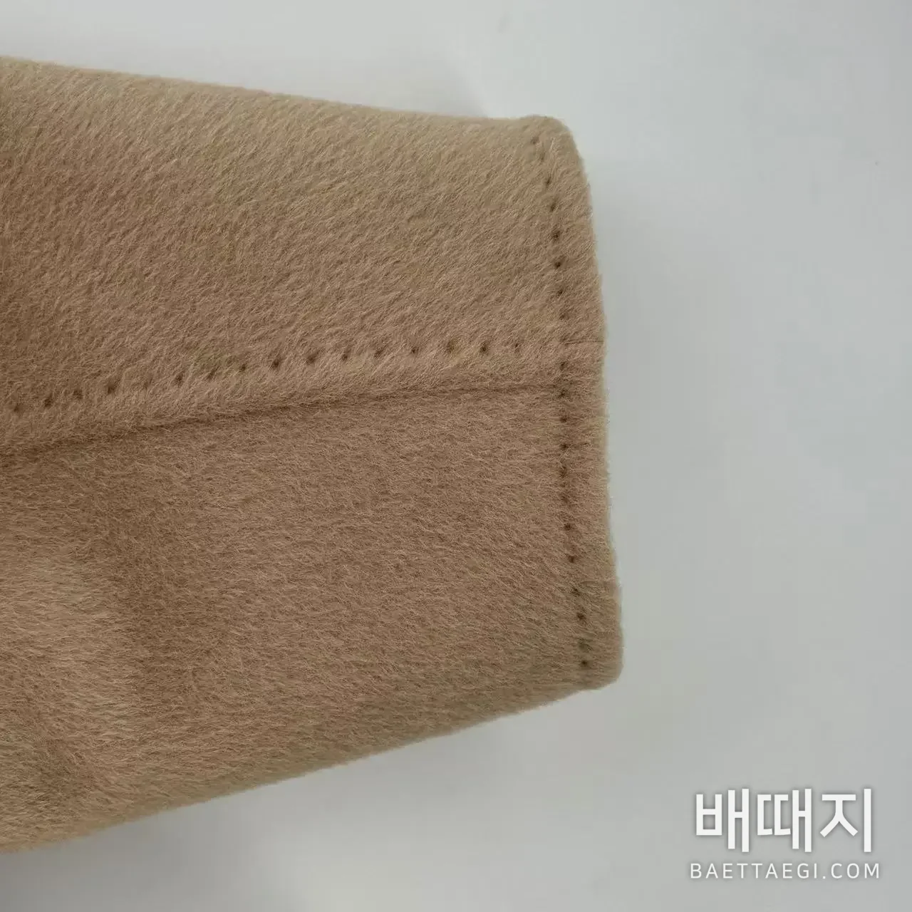 자켓 캐시미어 코트 카멜 검수사진 3