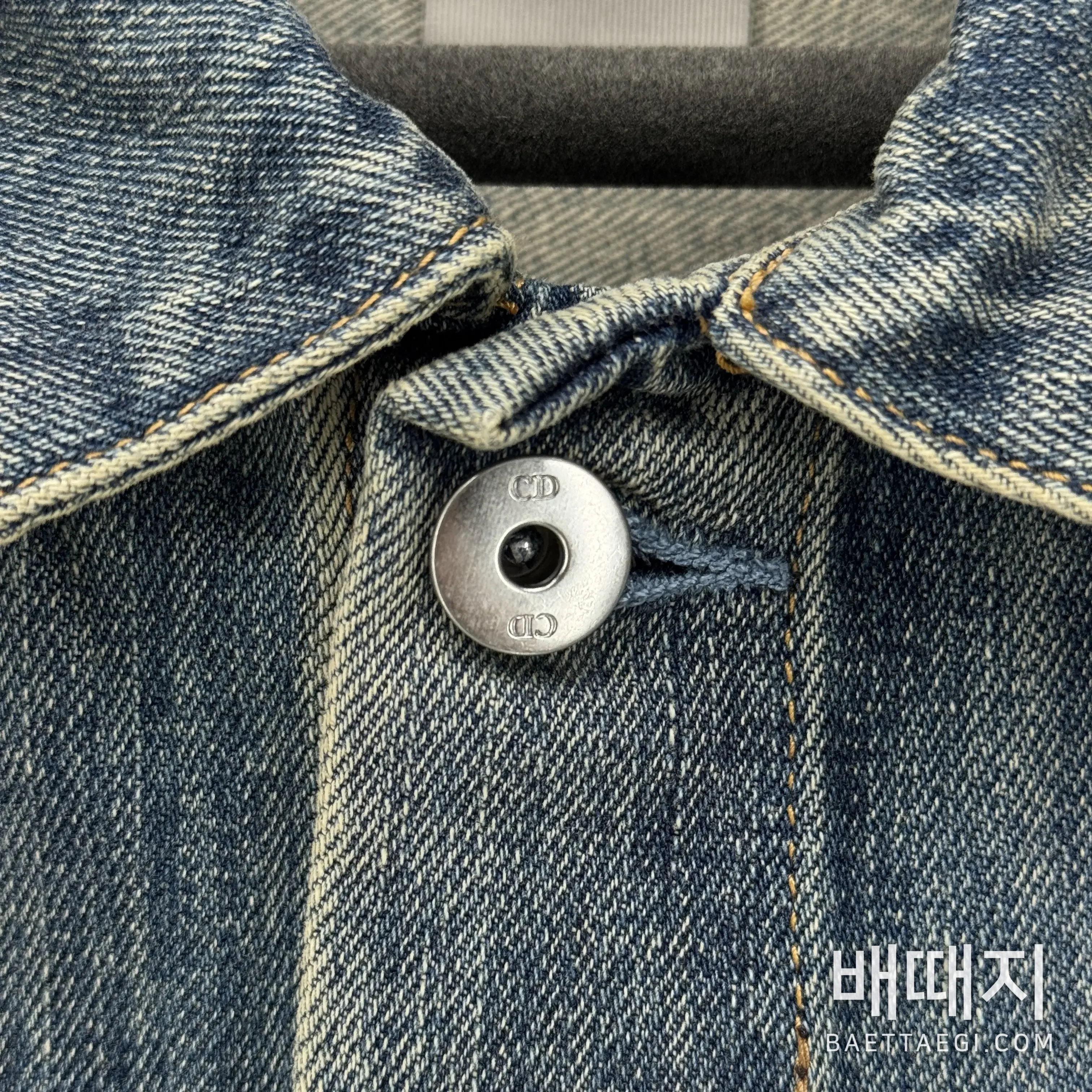 디올 패치워크 코튼 트윌 긴팔 셔츠 186323 검수사진 3