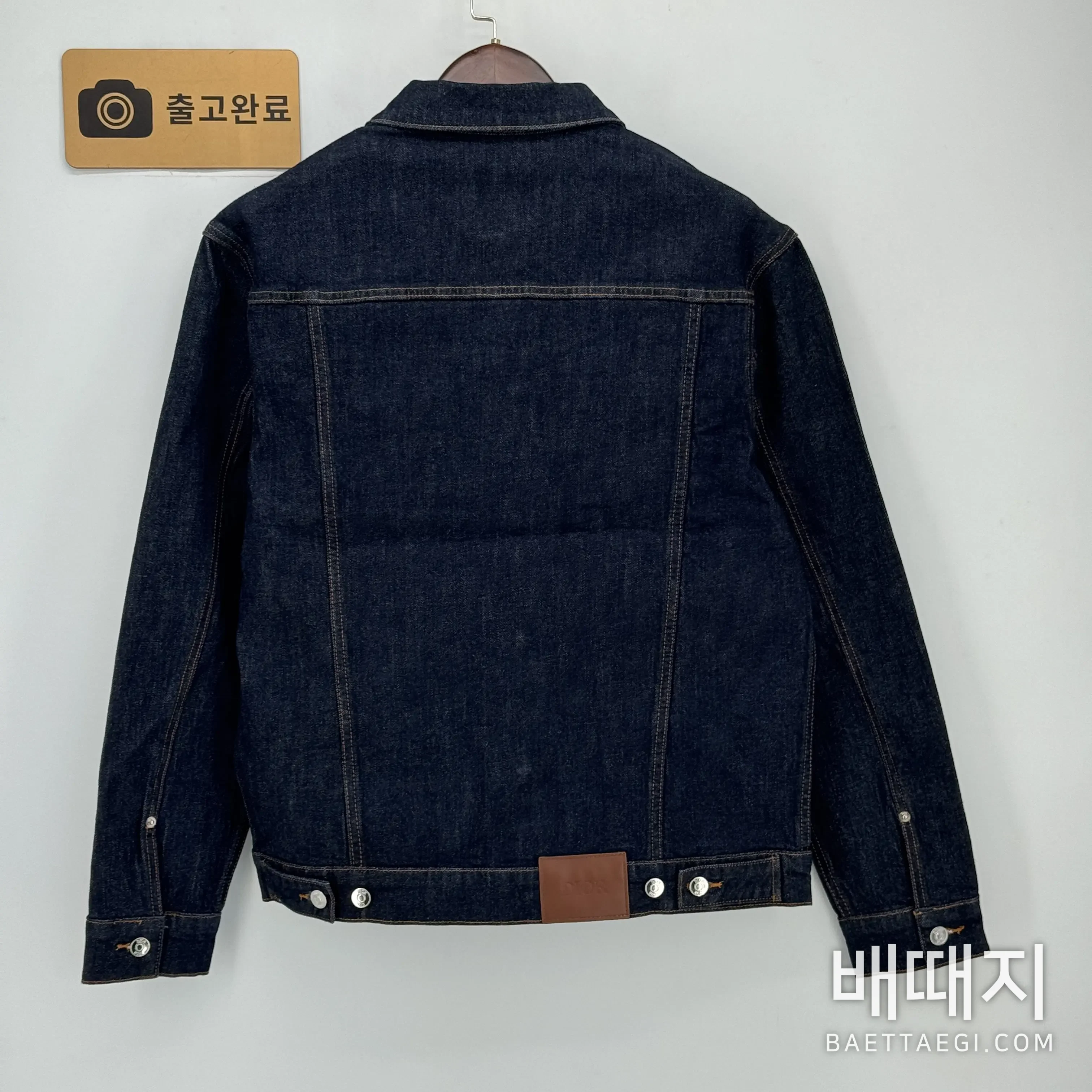 디올 데님 남성 자켓 검수사진 4