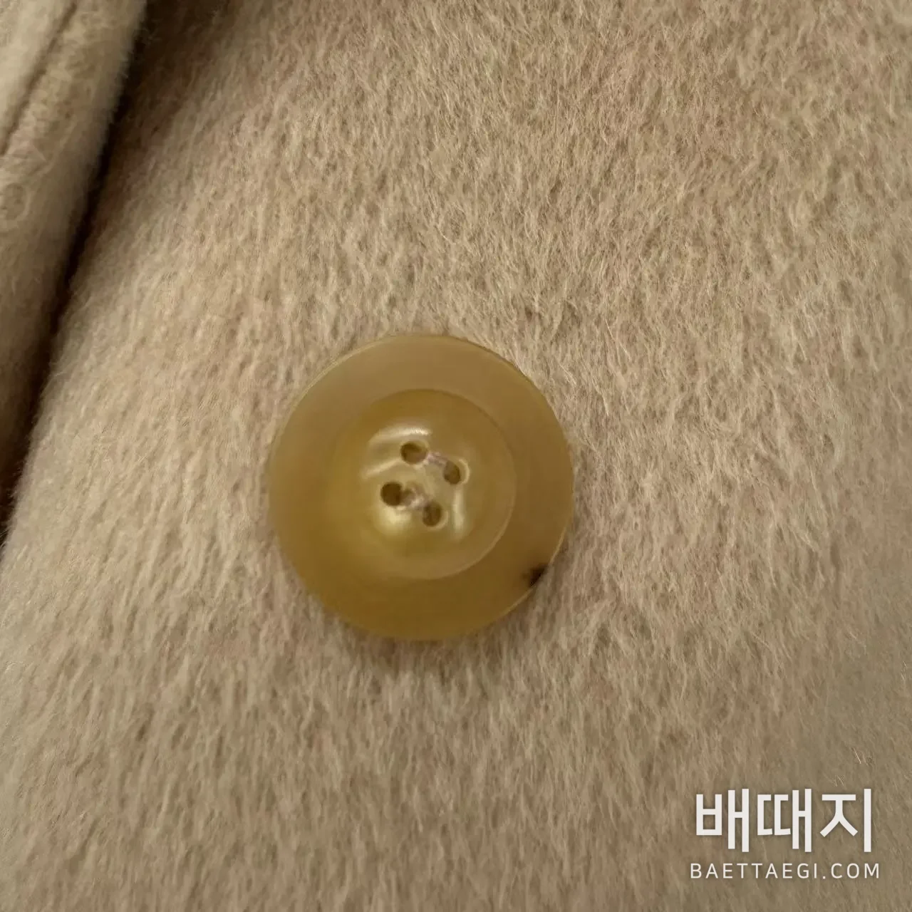 자켓 캐시미어 코트 카멜 검수사진 2
