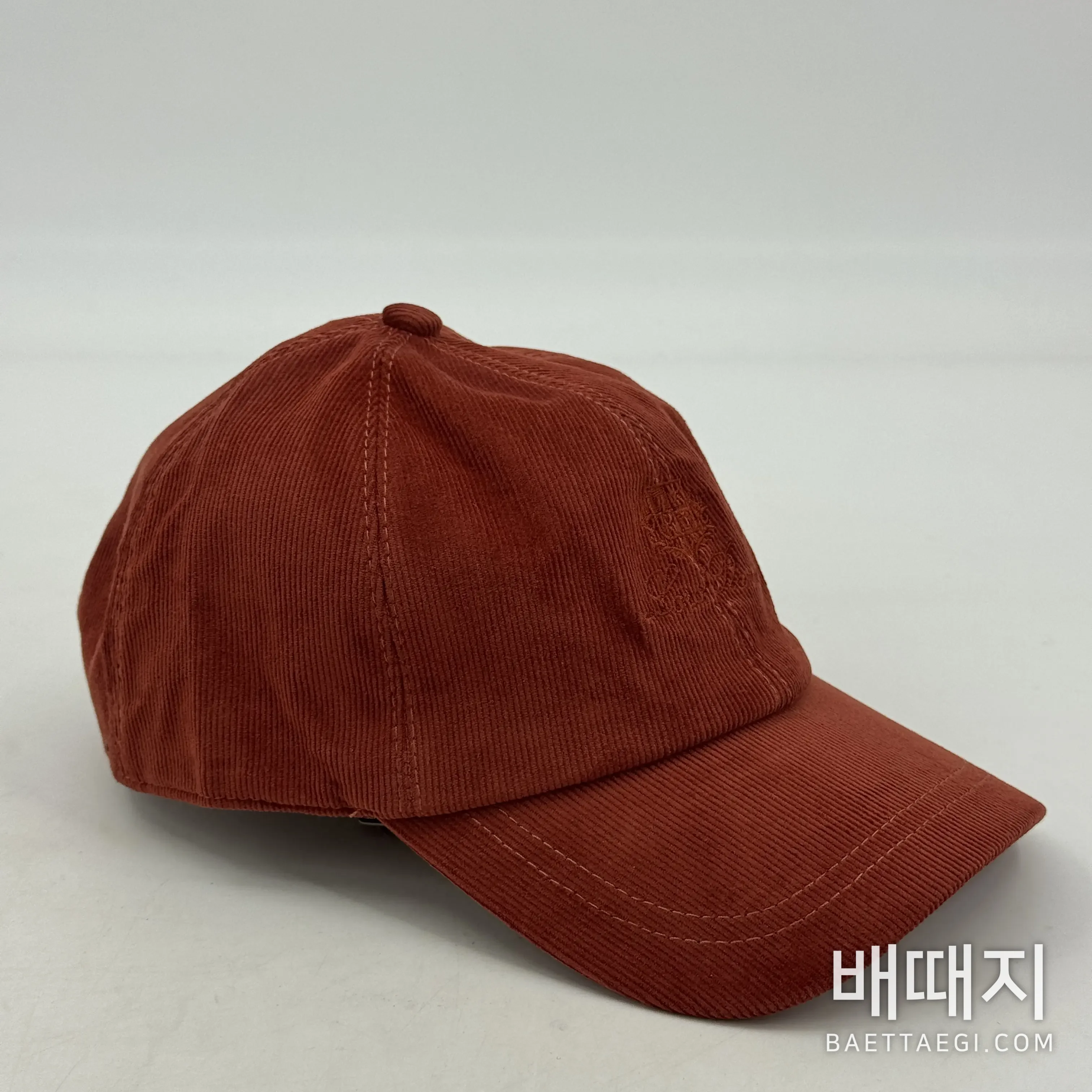 로로피아나 코듀로이 베이스볼 캡 검수사진 3