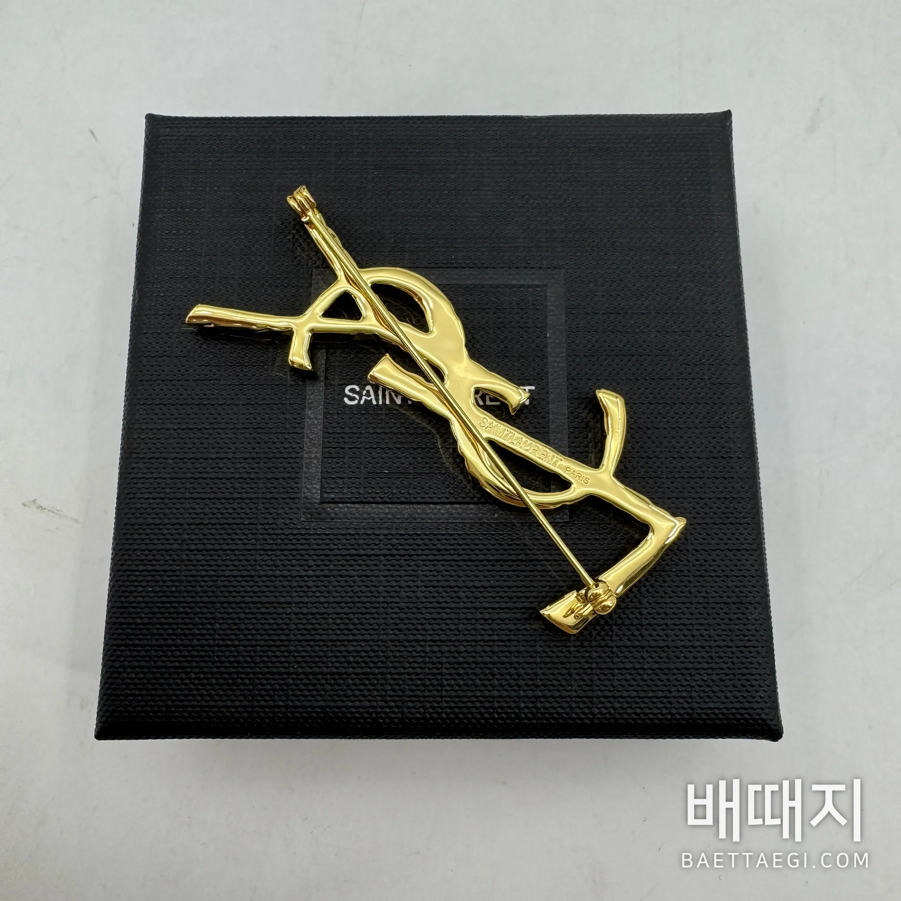 생로랑 리브 디자인 브로치 178232 검수사진 2