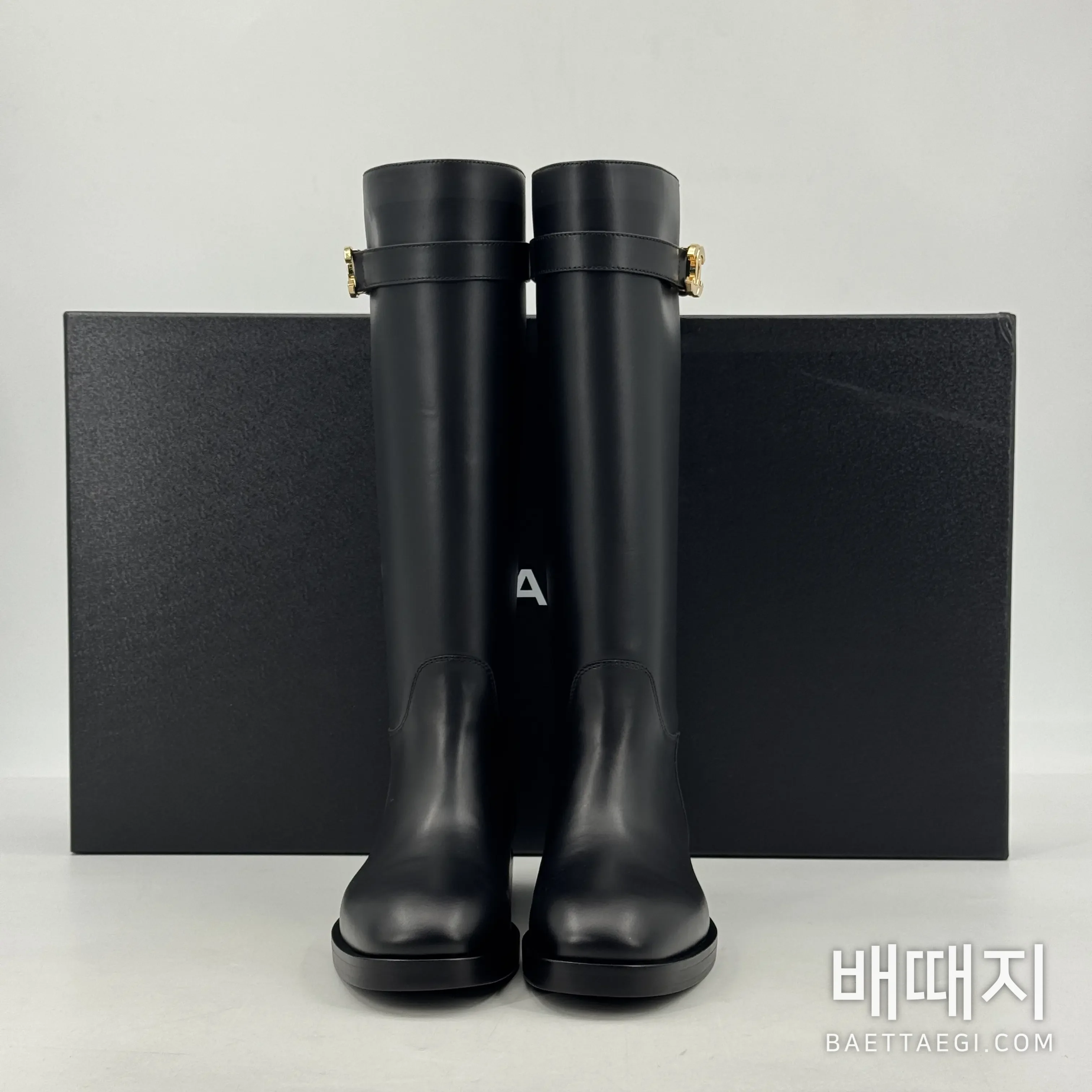 샤넬 부츠 더블 C 메탈 버클 171495 검수사진 6