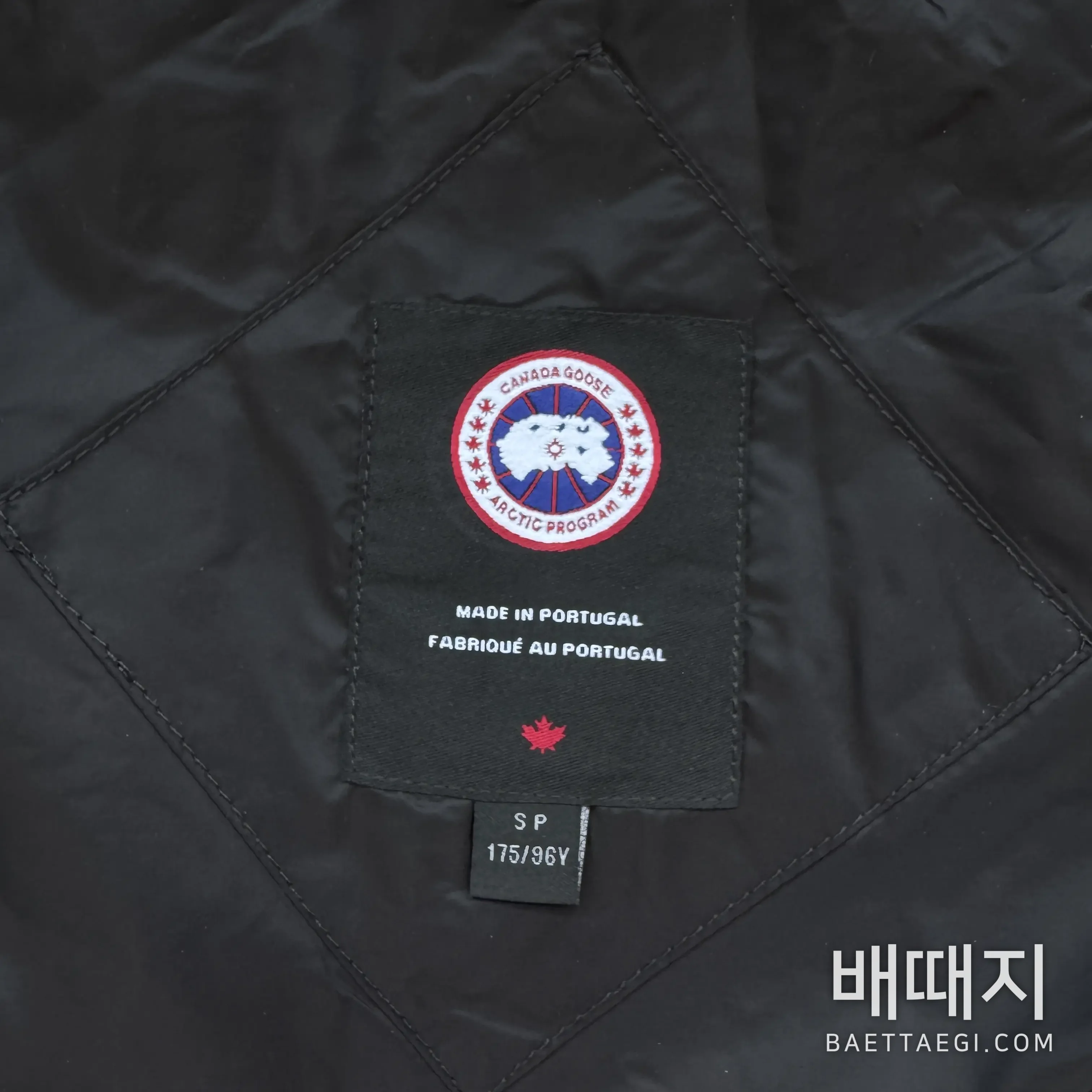 캐나다구스 후드 방풍 자켓 167031 검수사진 7