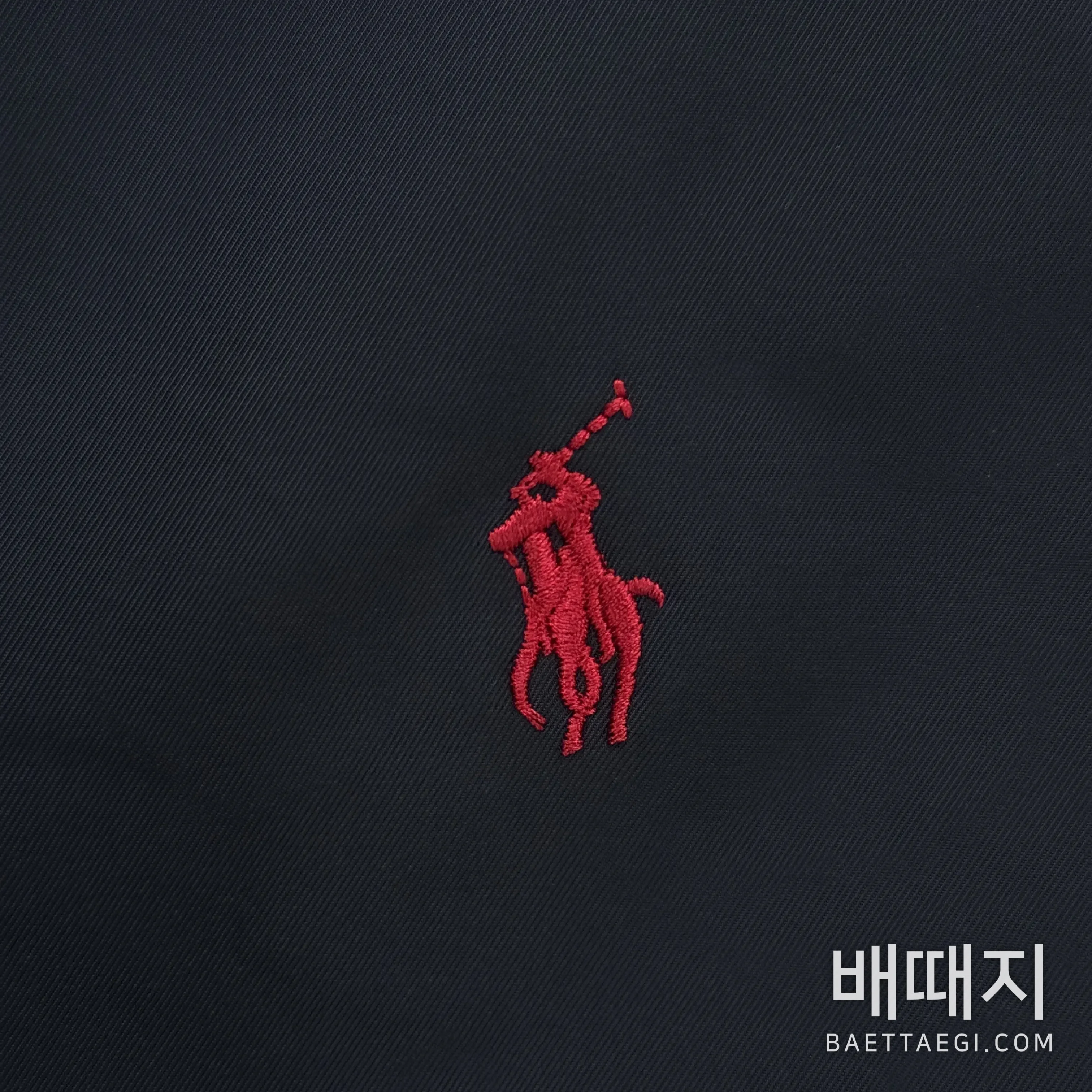 폴로 스탠드 카라 다운 봄버 남성 자켓 205950 검수사진 7
