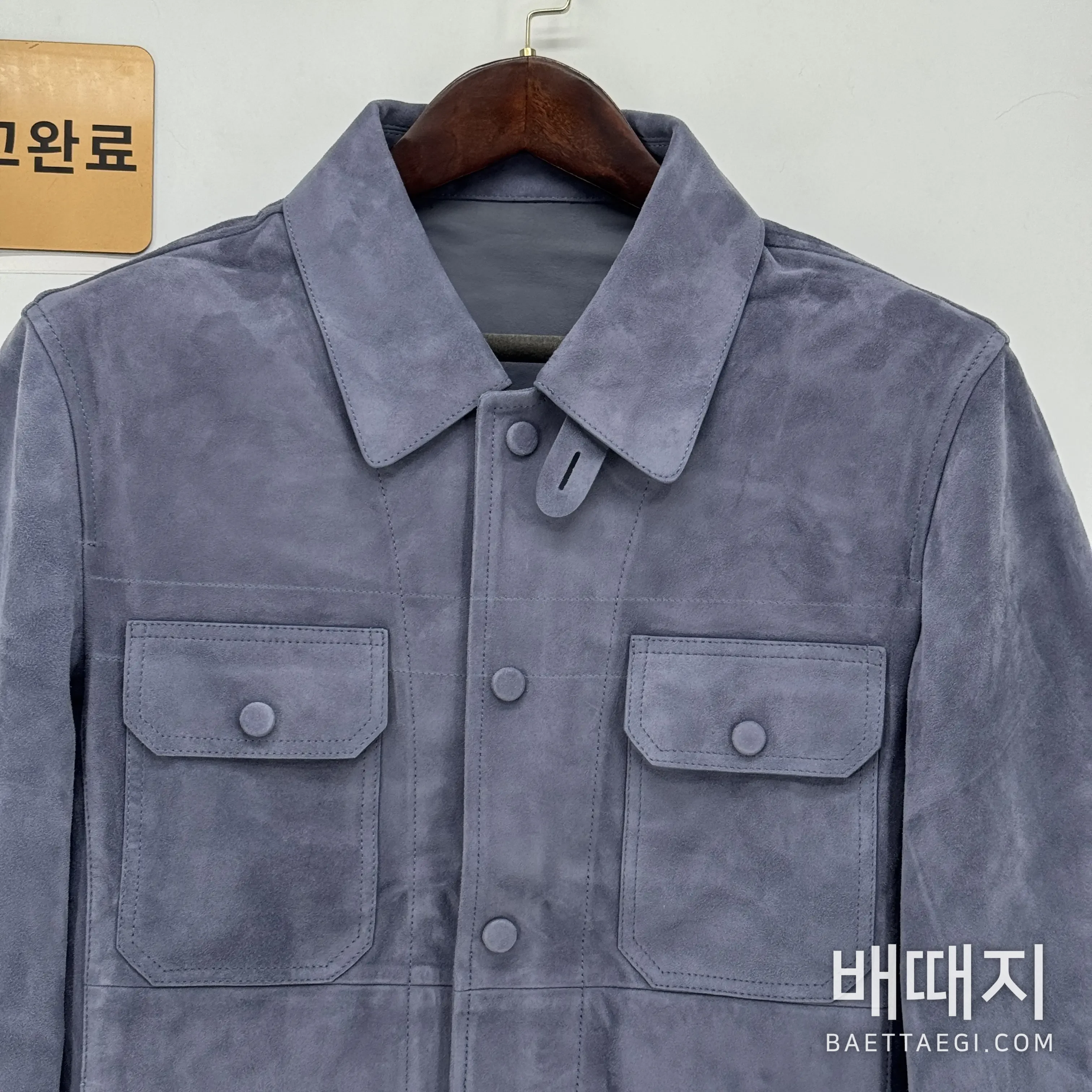 톰포드 투톤 스웨이드 램스킨 남성 자켓 검수사진 2