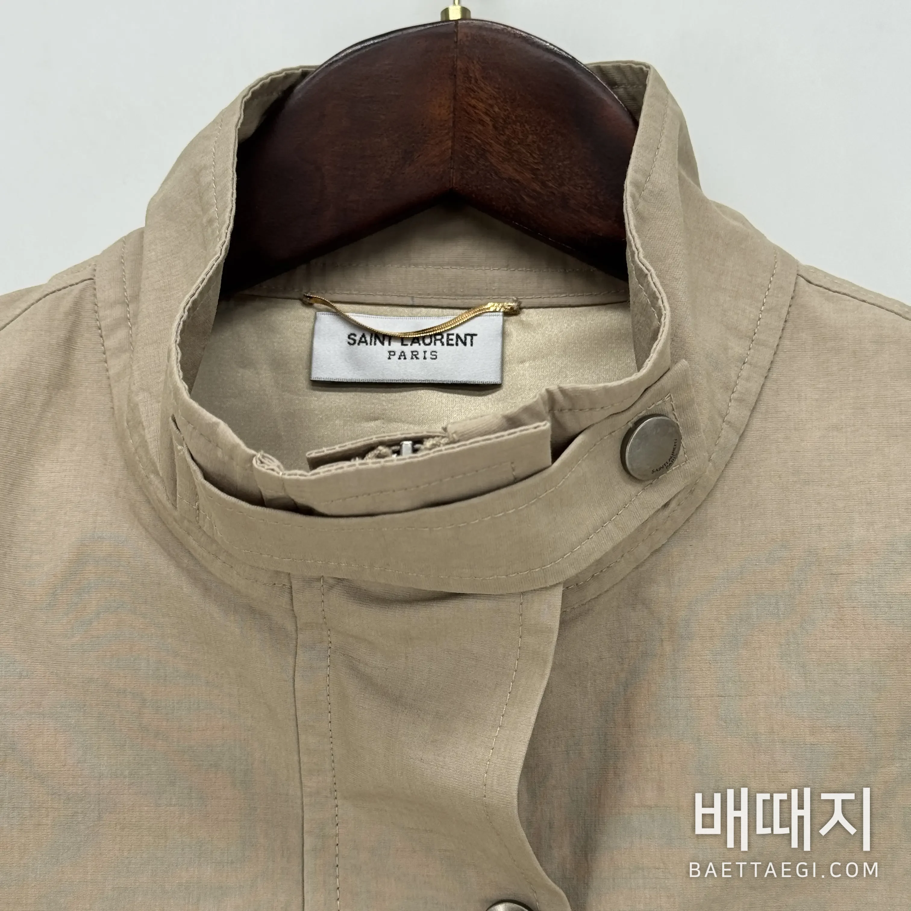 생로랑 여성 트렌치코트 자켓 검수사진 3