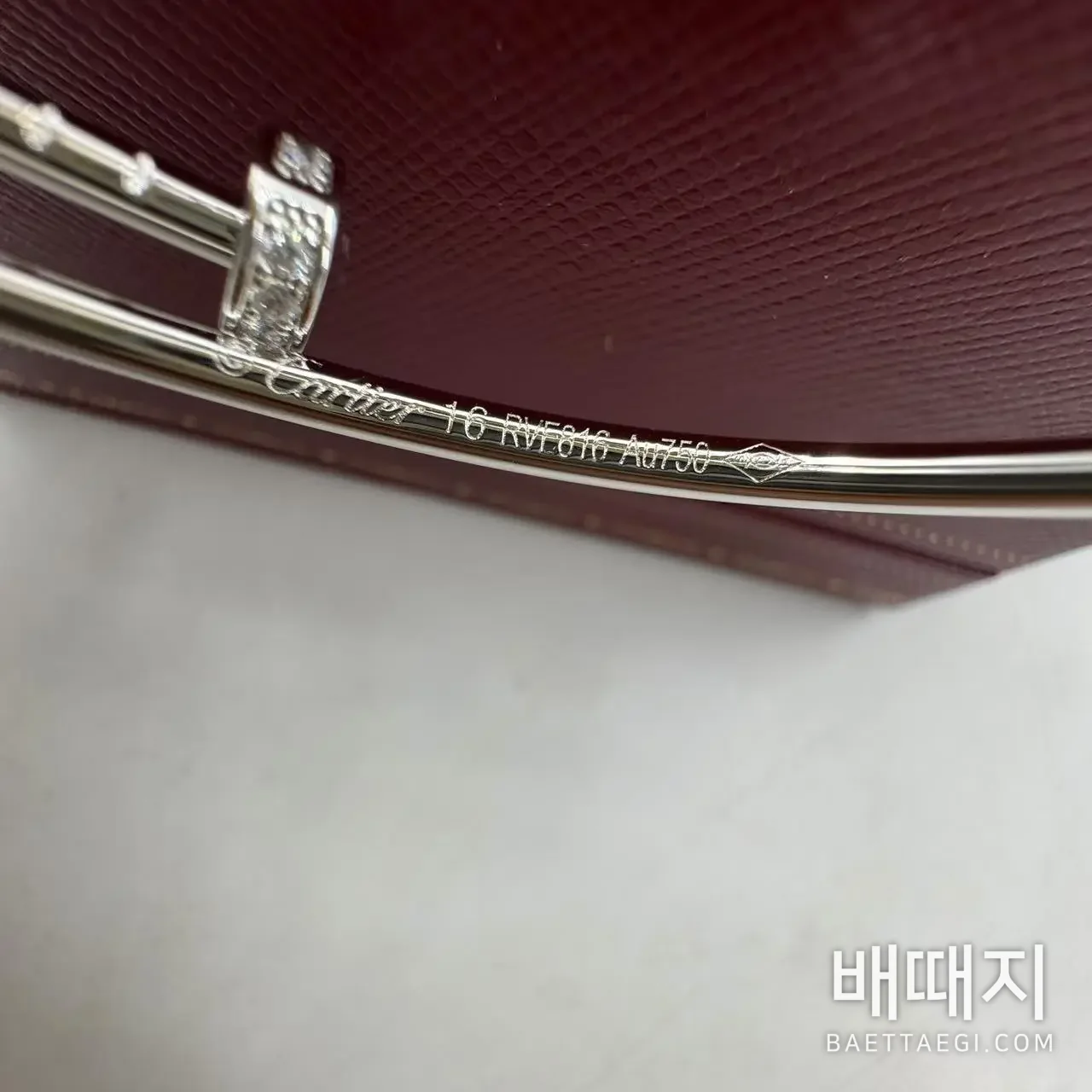 까르띠에 저스트 앙 끌루 슬렌더 다이아몬드 팔찌 178363 검수사진 8