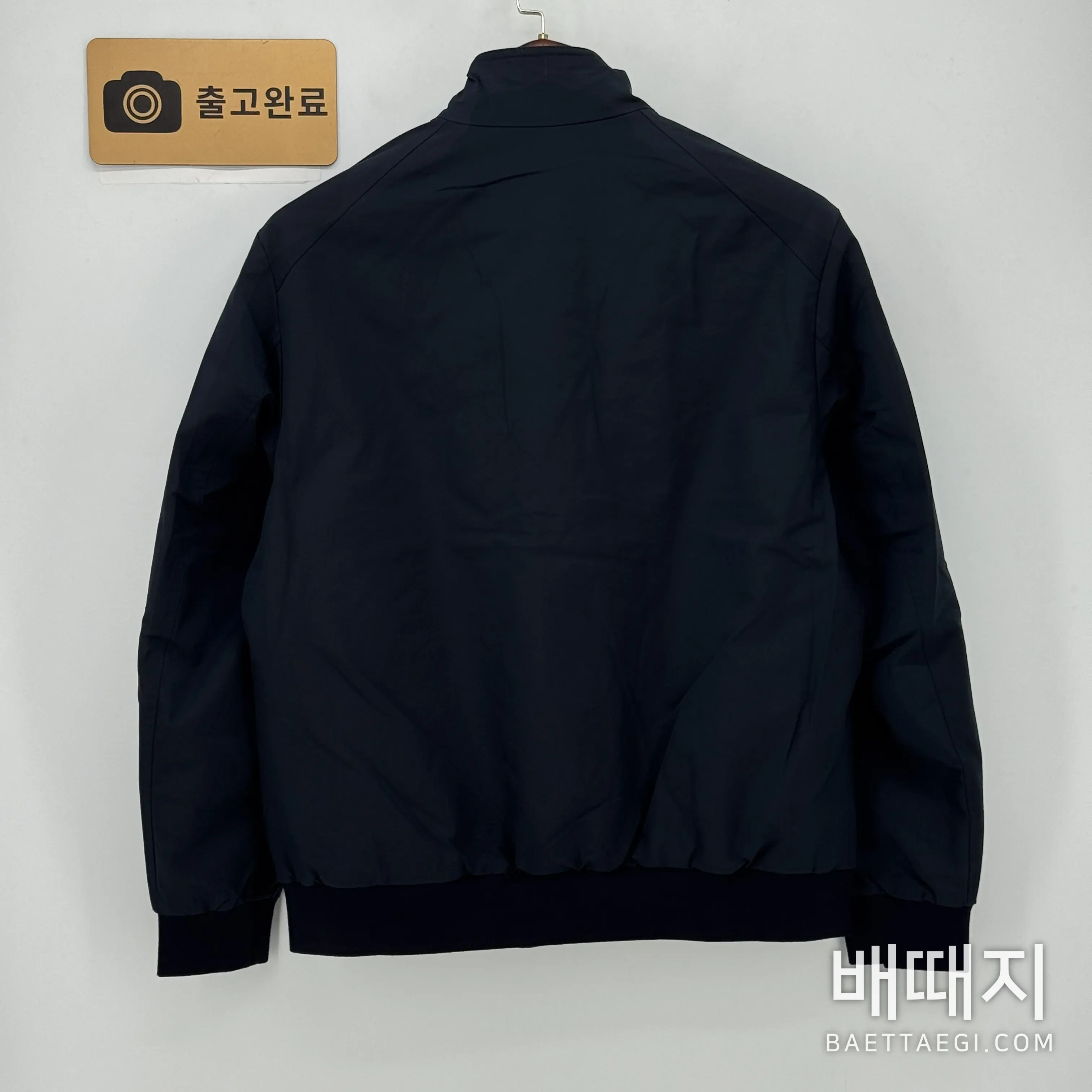 폴로 스탠드 카라 다운 봄버 남성 자켓 검수사진 3