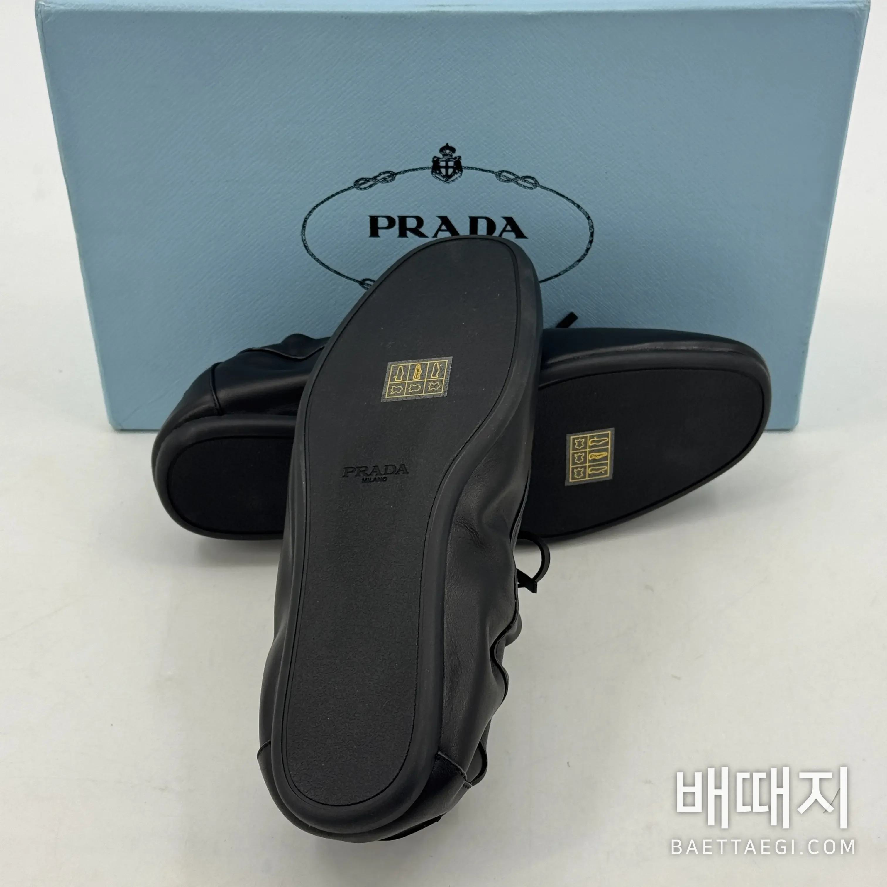 프라다 플리츠 장식 소프트 솔 로퍼 95389 검수사진 6