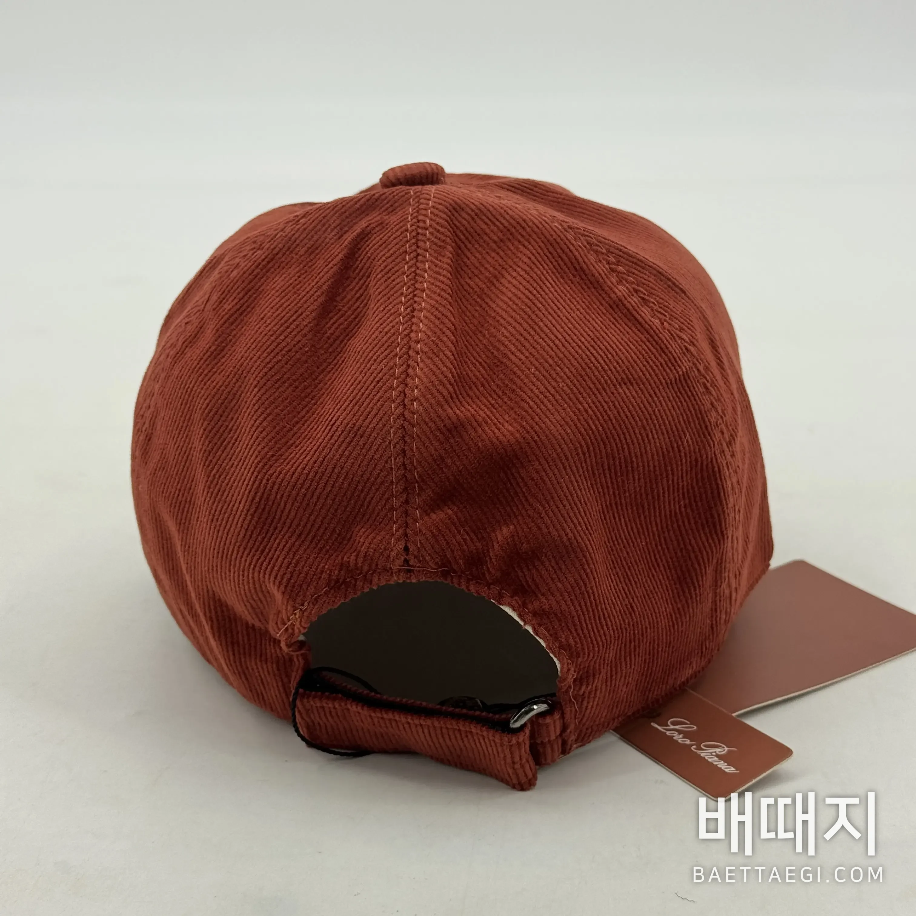 로로피아나 코듀로이 베이스볼 캡 검수사진 5