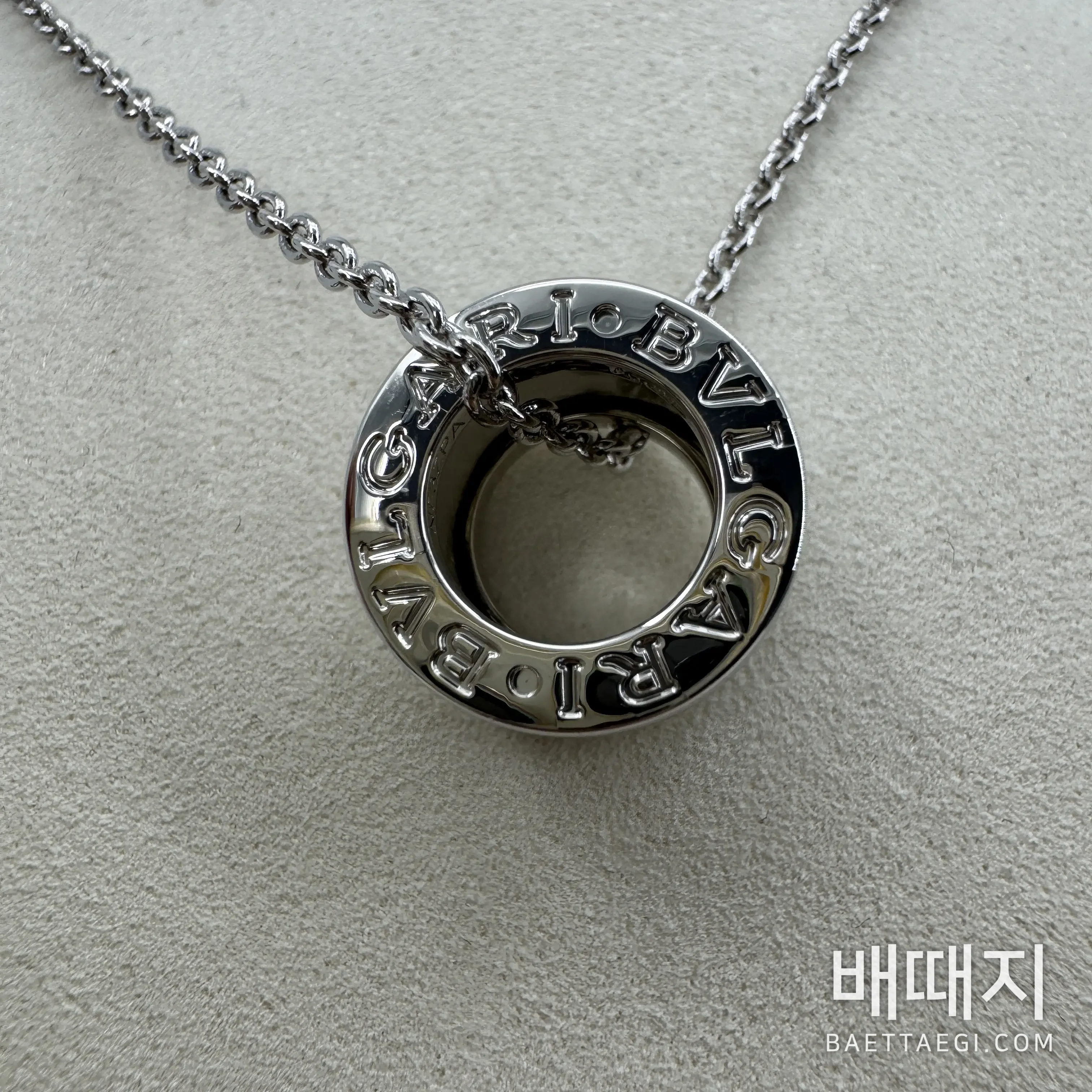 불가리 리틀레드맨 스터드 목걸이 검수사진 5