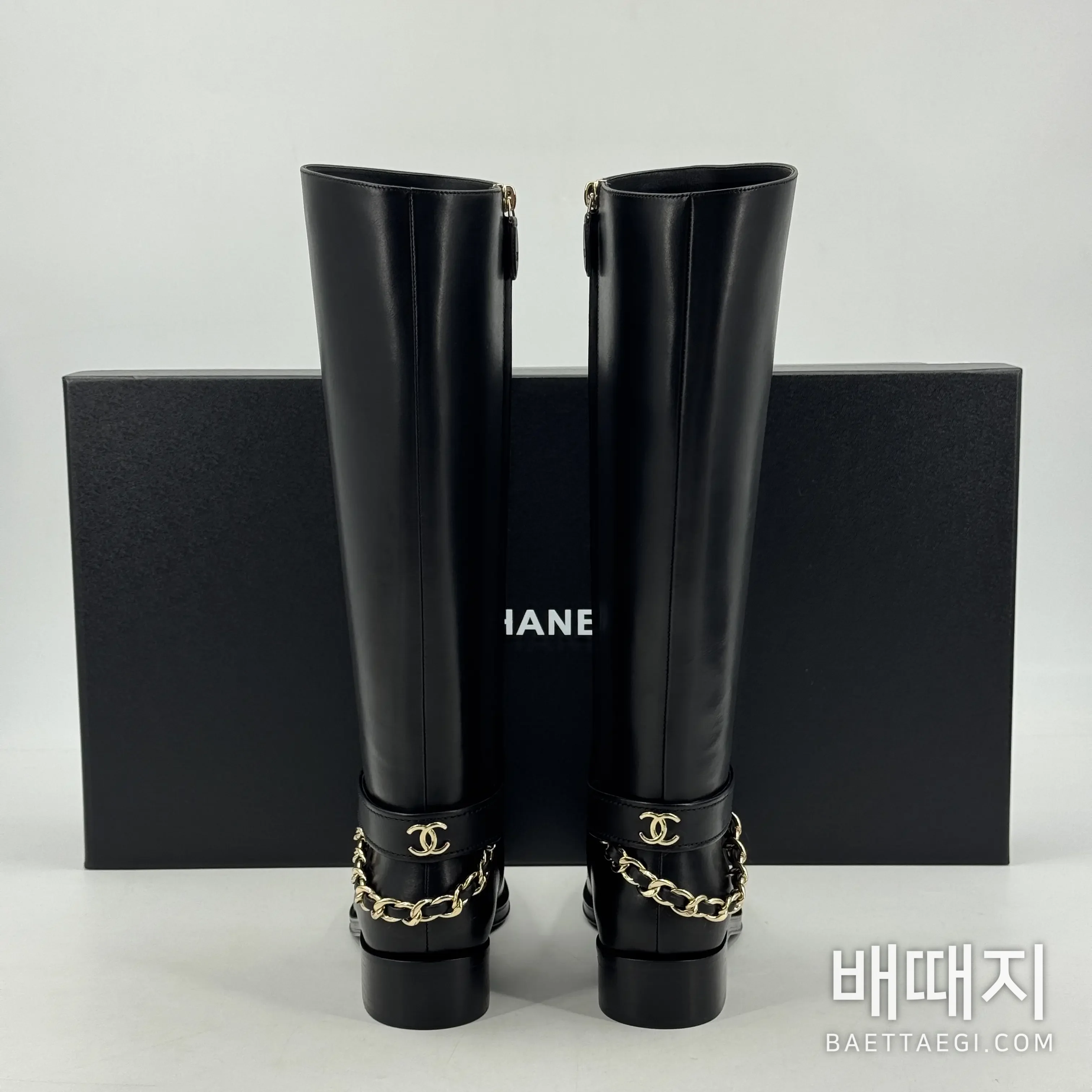 샤넬 부츠 가죽 체인 스트랩 검수사진 4