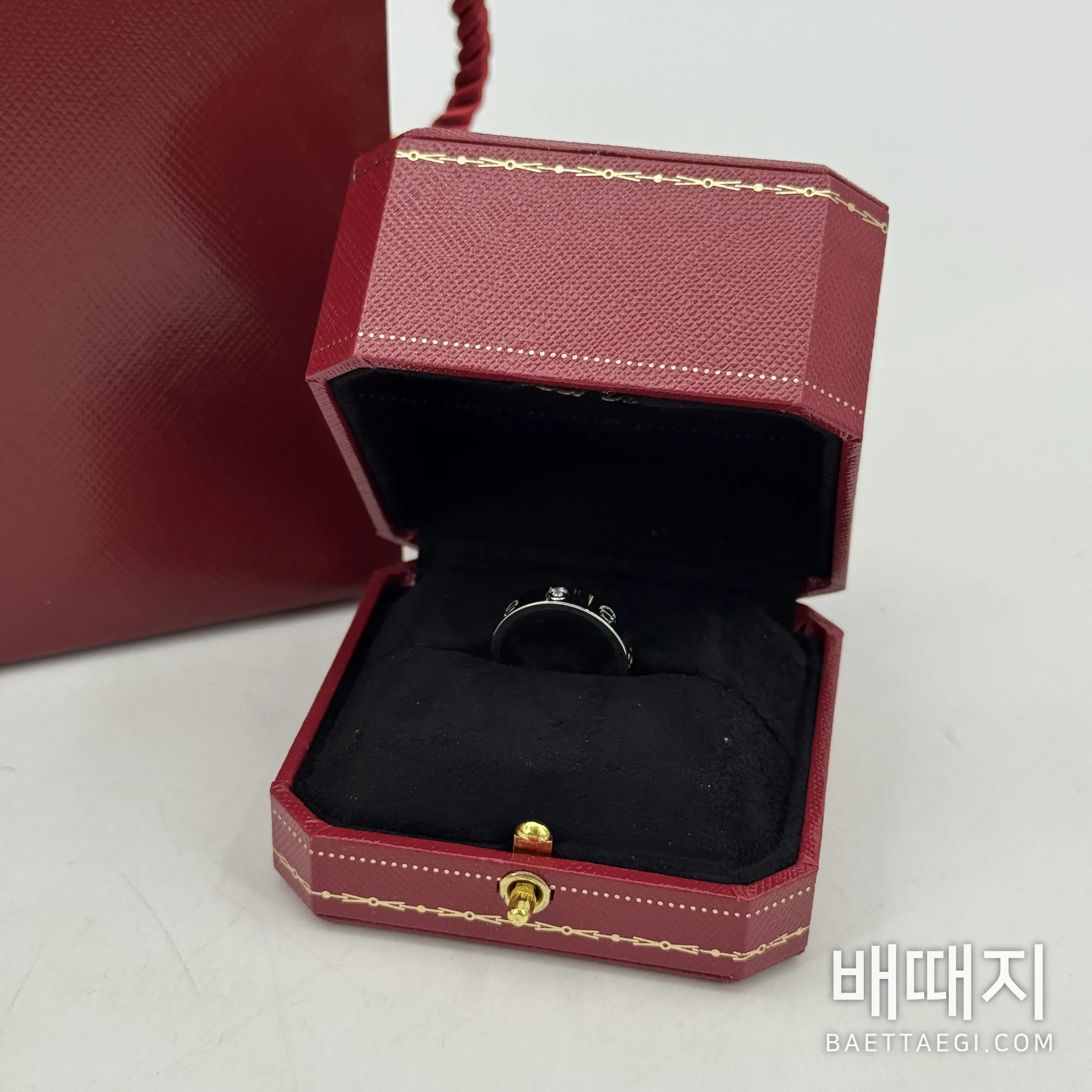 까르띠에 러브 슬림 솔리테어 다이아몬드 반지 검수사진 2