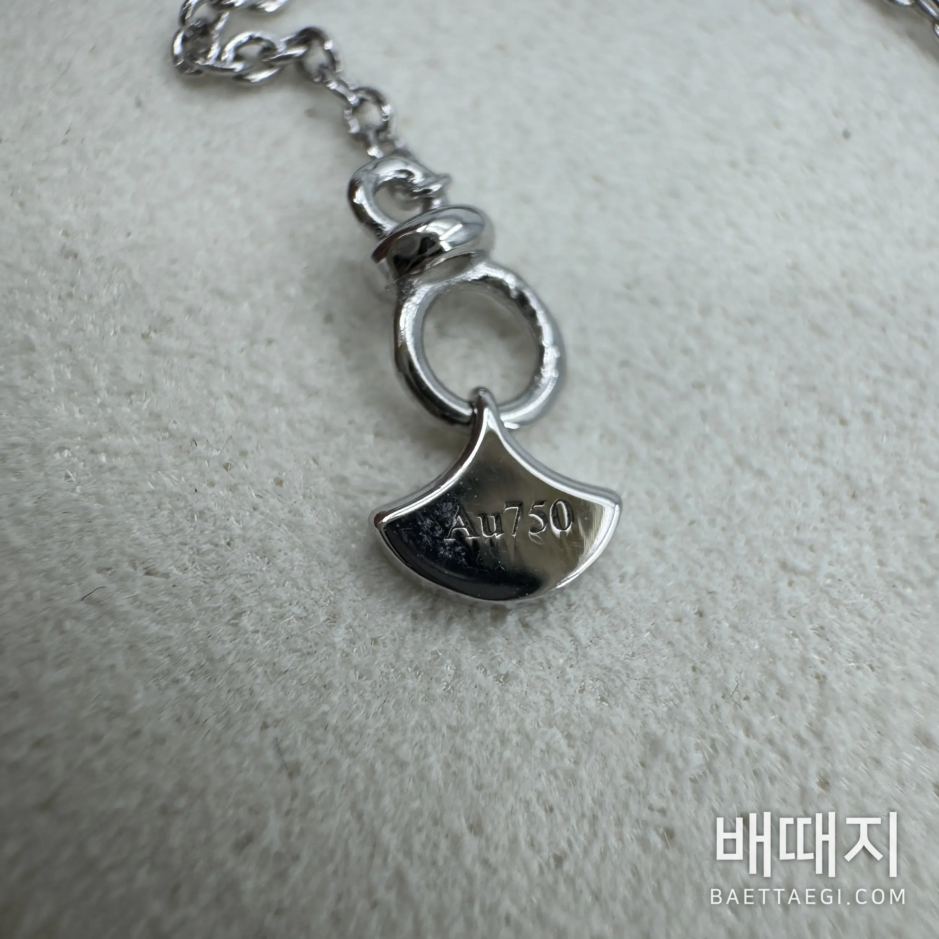 그라프 나비 모티브 다이아몬드 목걸이 125002 검수사진 7