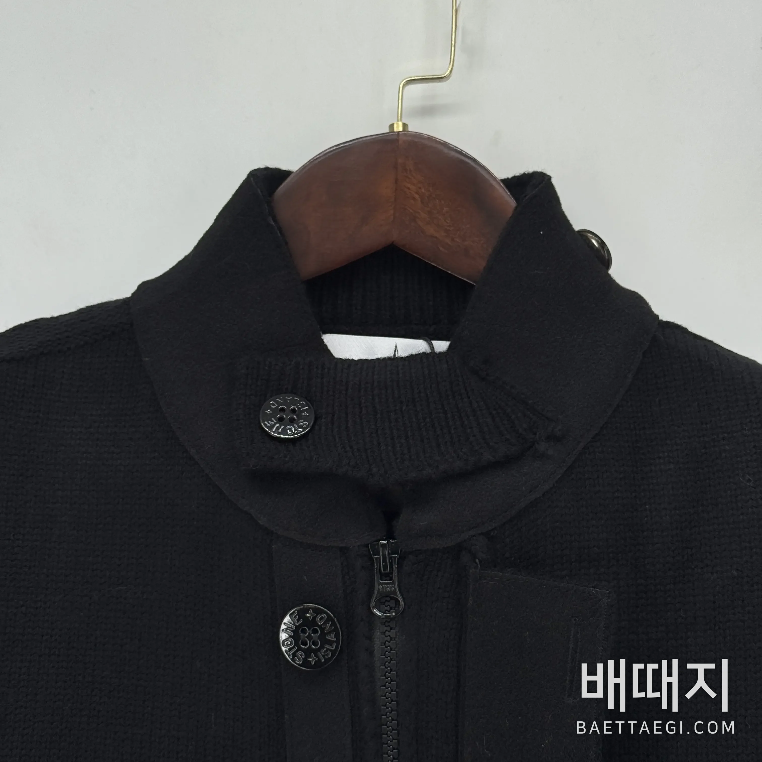 스톤아일랜드 남성 양모 가디건 자켓 203976 검수사진 2