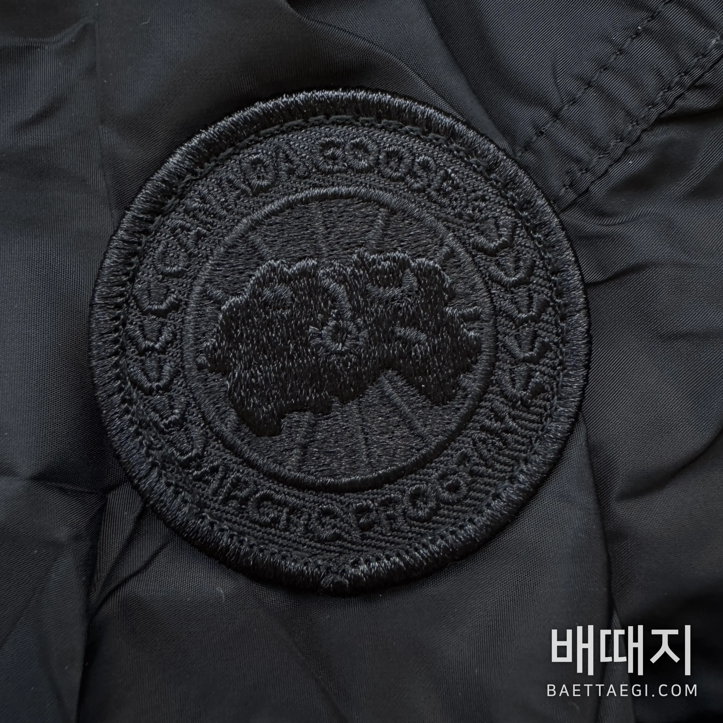 캐나다구스 후드 방풍 자켓 검수사진 4