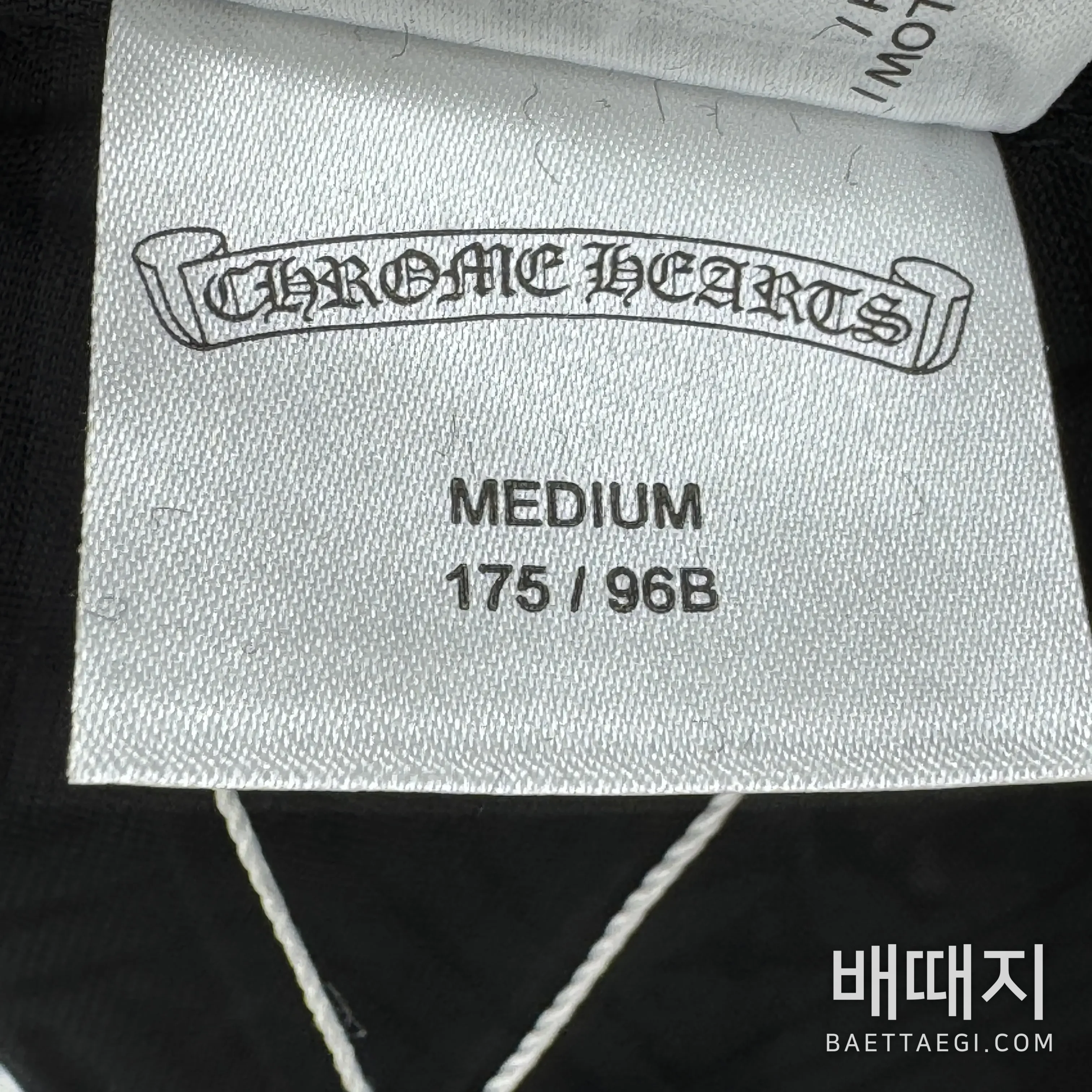 크롬하츠 마할 키타 모노그램 크로스 벨벳 셔츠 156286 검수사진 7
