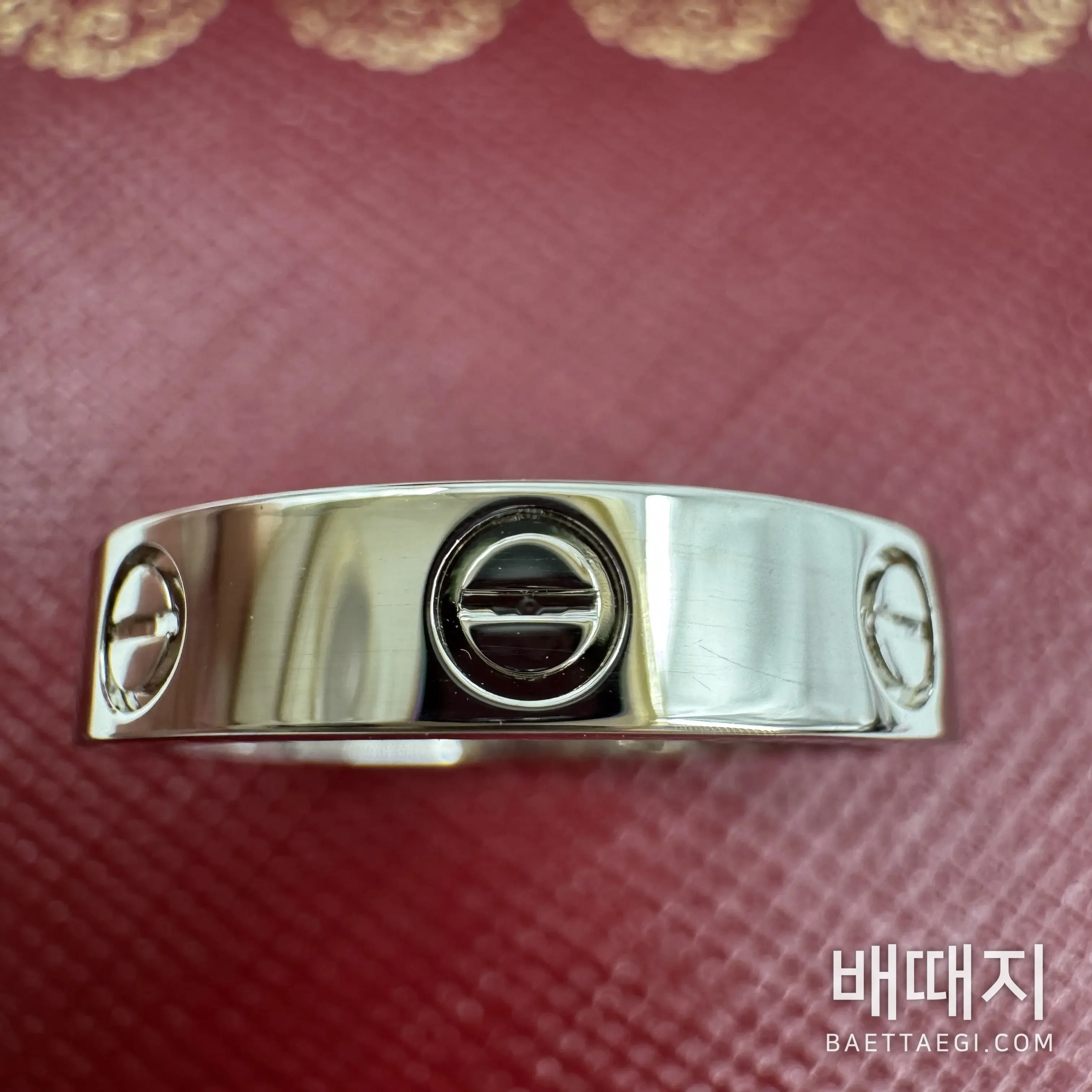 까르띠에 러브 슬림 솔리테어 다이아몬드 반지 검수사진 5