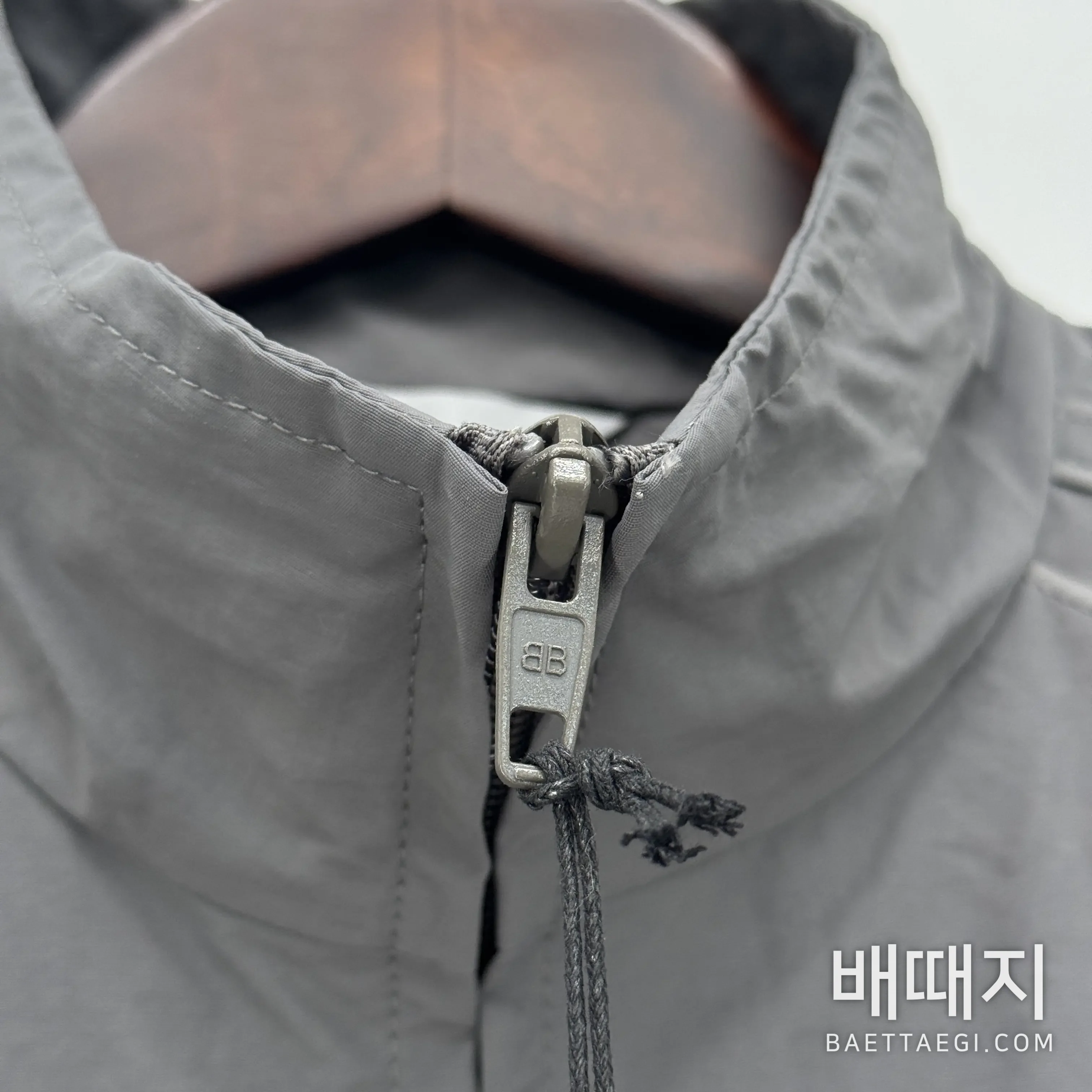 발렌시아가 나일론 남성 자켓 검수사진 3