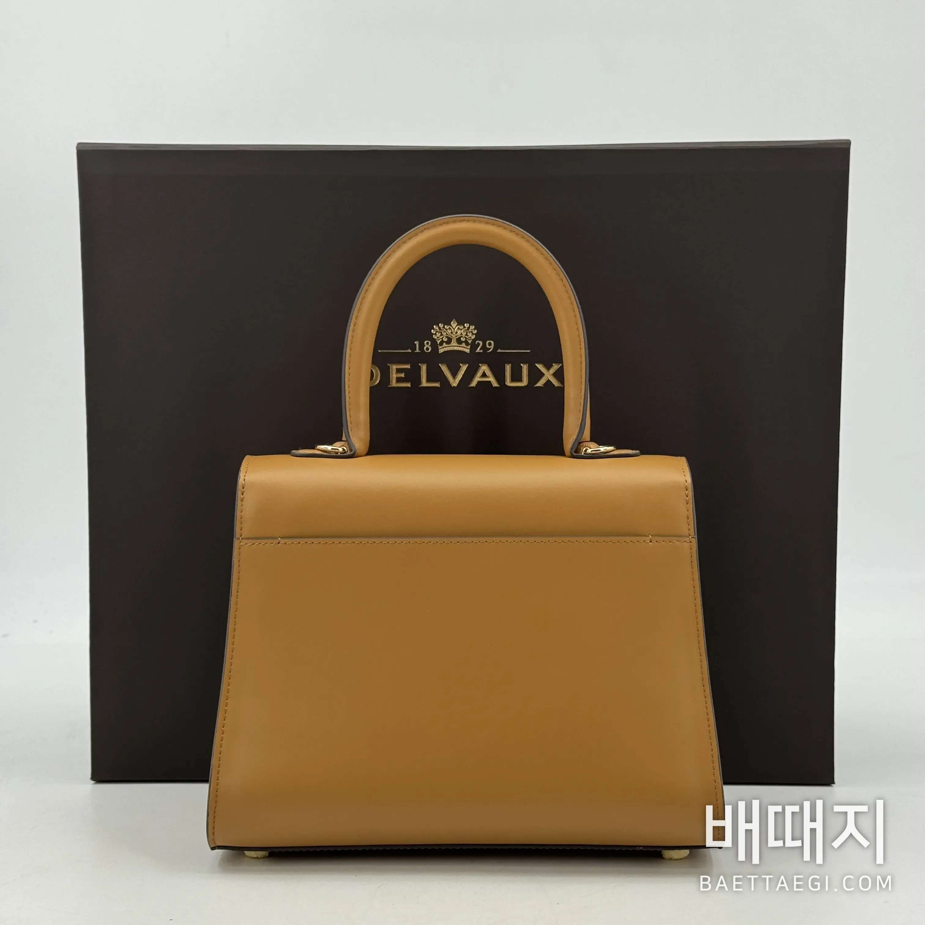 델보 더블 링 브릴리언트 박스 가죽 PM 숄더백 검수사진 2