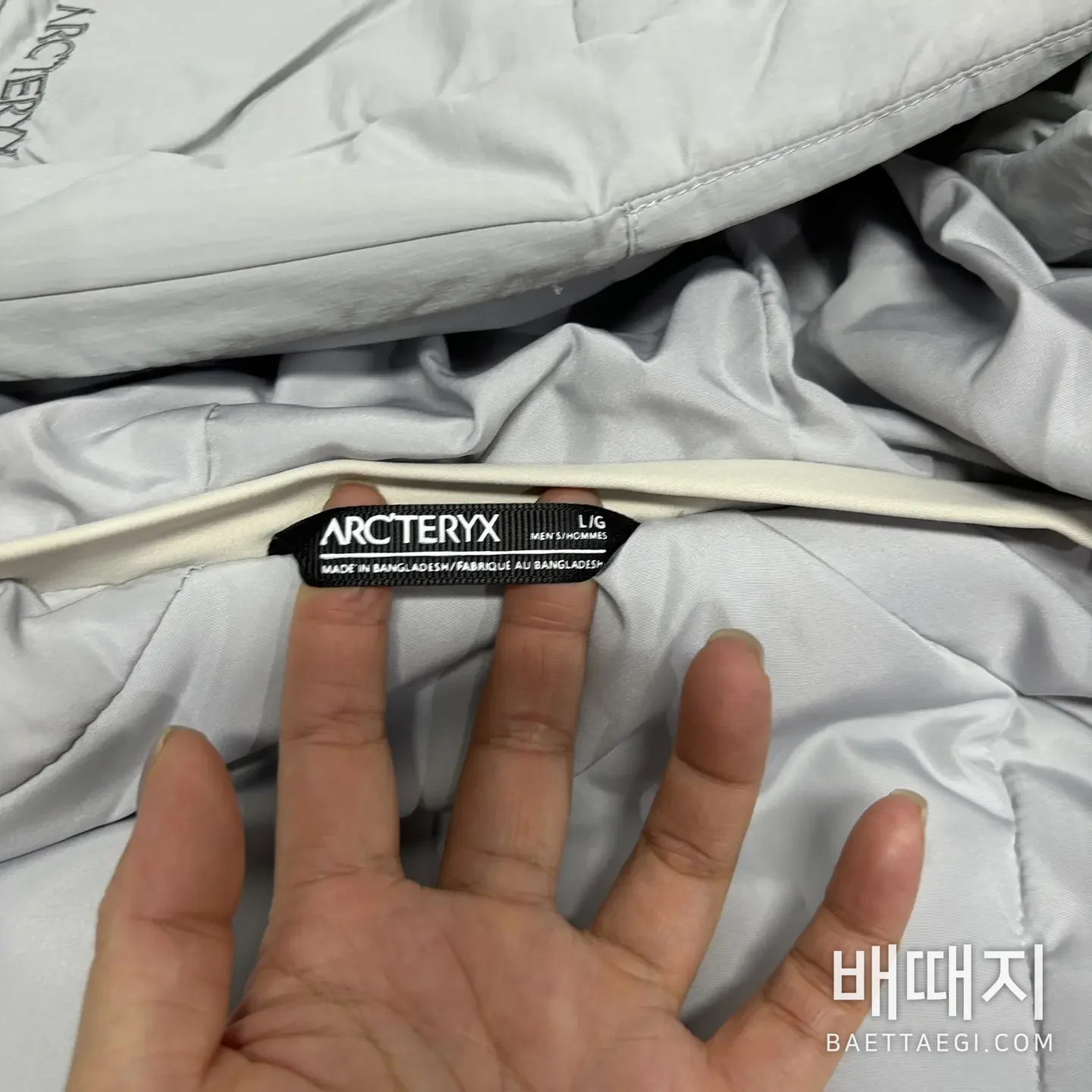 아크테릭스 [TZ] 아톰 LT 후디 2.0 보이드 그레이 200182 Arc'teryx Atom LT Hoodie 2.0 검수사진 2