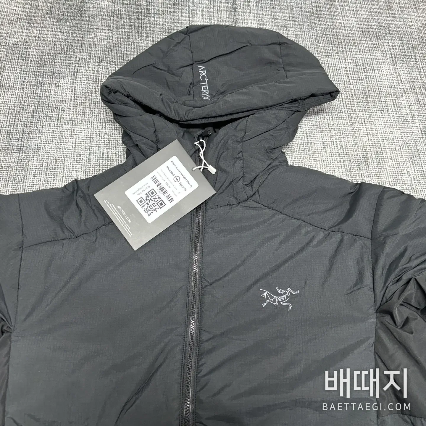 아크테릭스 [TZ] 아톰 LT 후디 2.0 블랙 200179 Arc'teryx Atom LT Hoodie 2.0 검수사진 6