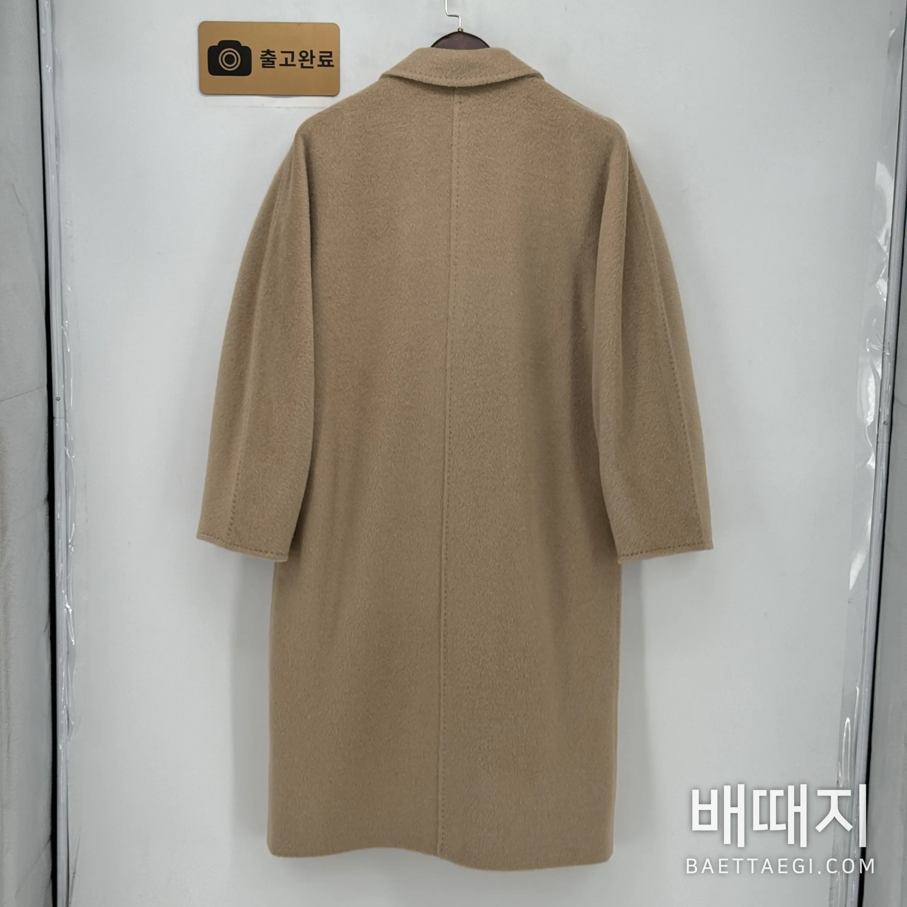 자켓 캐시미어 코트 카멜 검수사진 4