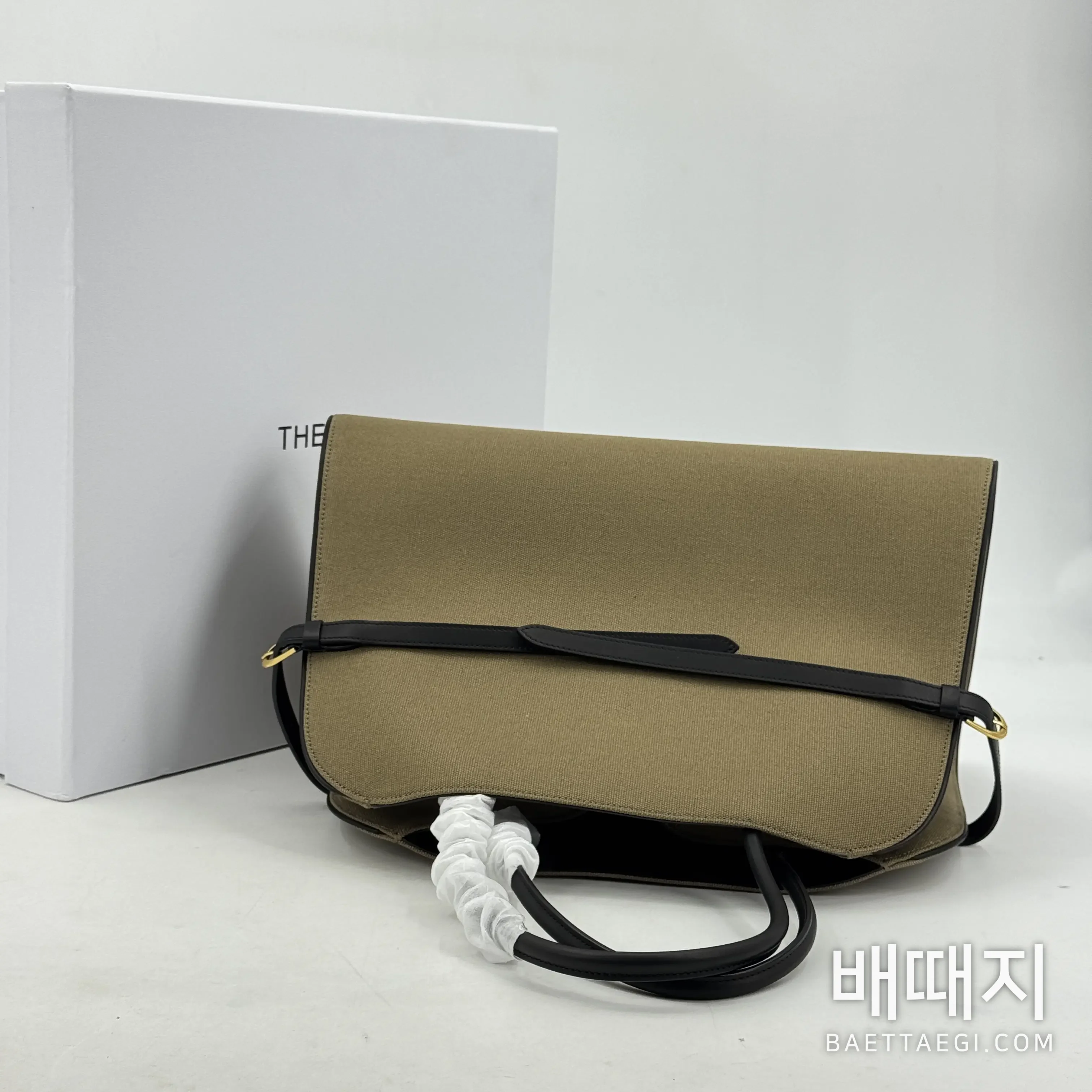 더로우 마고 15 캔버스 가죽 스트랩 가방 검수사진 3
