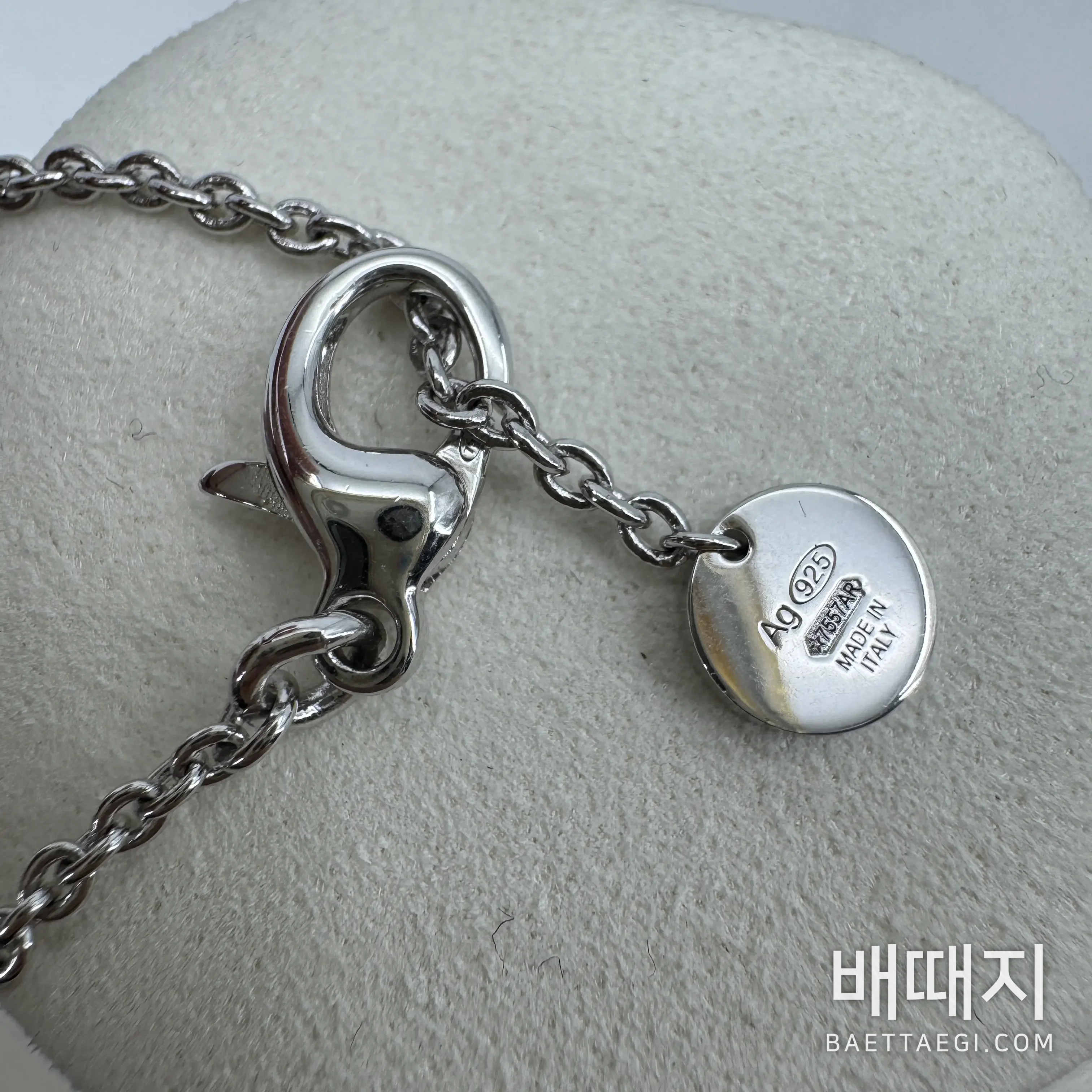불가리 리틀레드맨 스터드 목걸이 64821 검수사진 8
