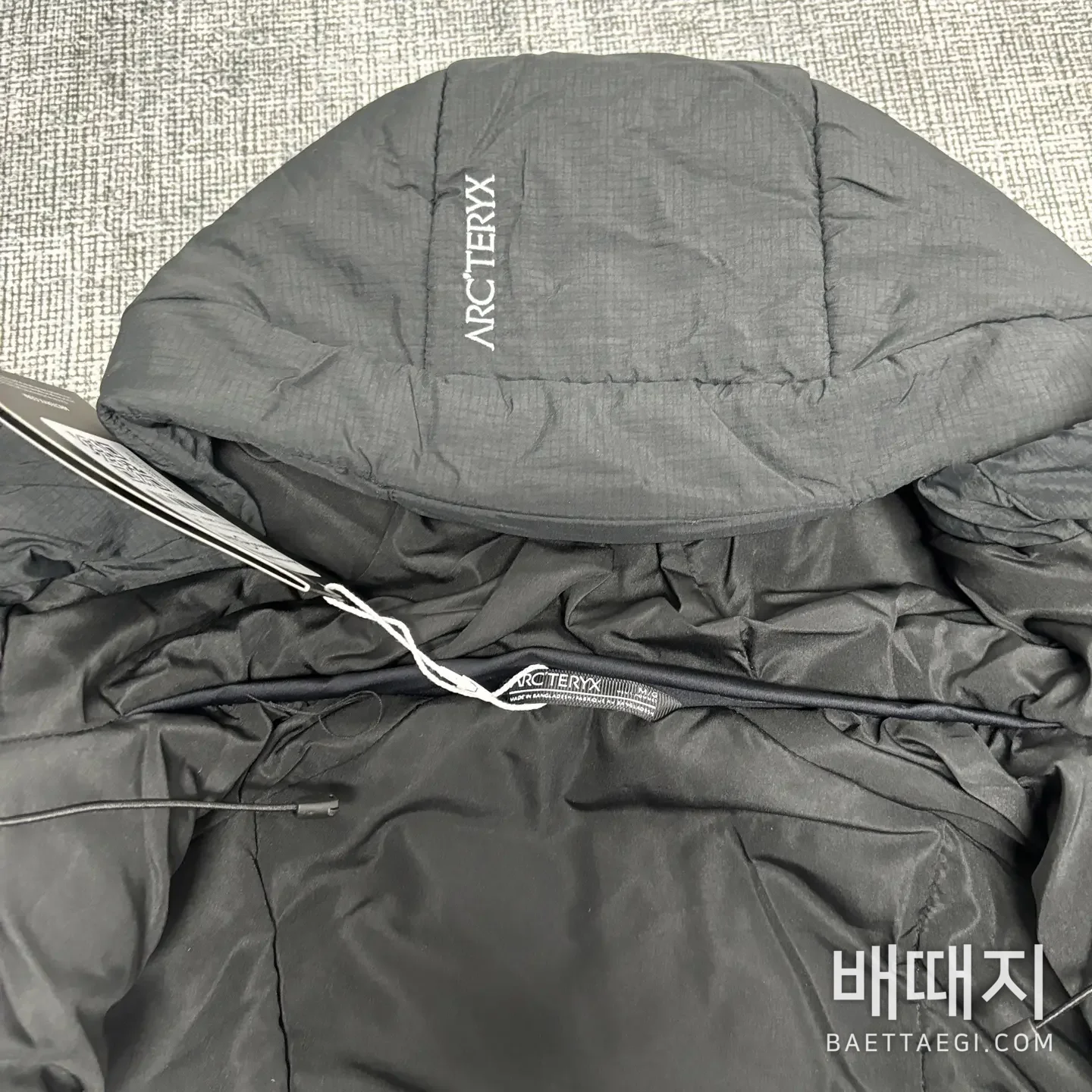 아크테릭스 [TZ] 아톰 LT 후디 2.0 블랙 200179 Arc'teryx Atom LT Hoodie 2.0 검수사진 3