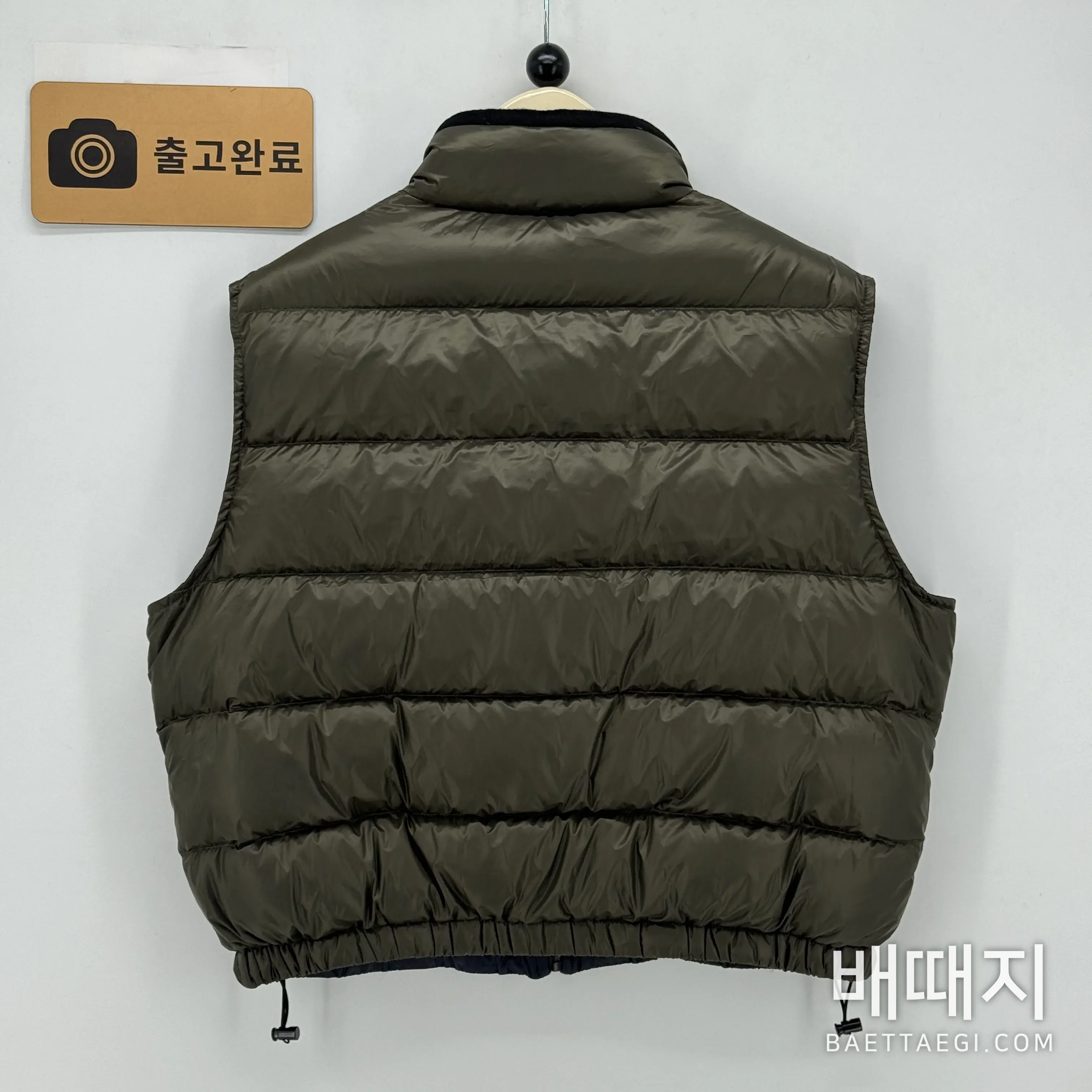 미우미우 로고 레터 다운 조끼 179702 검수사진 7