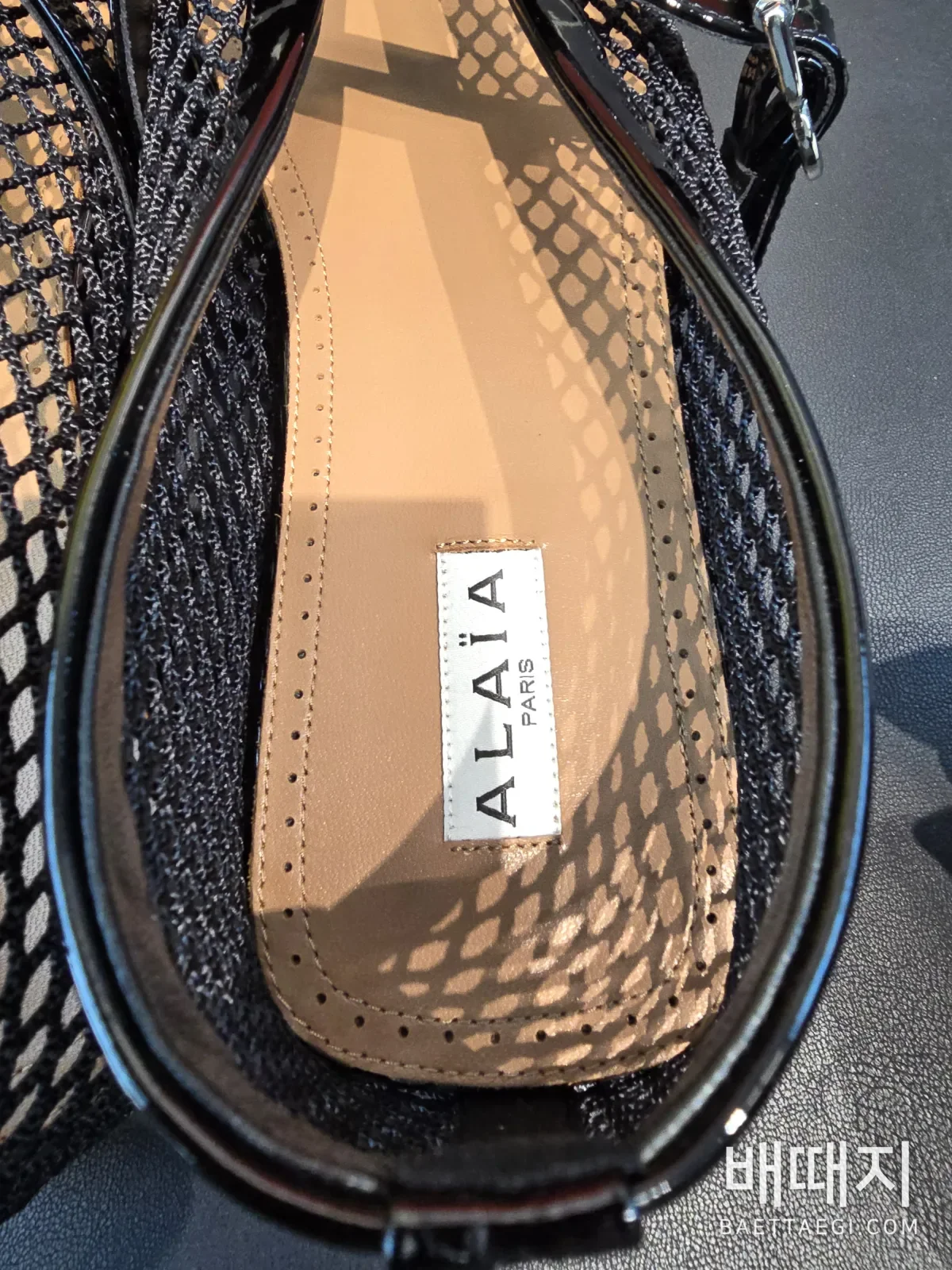 알라이아 신발 121355 Alaia Shoes 검수사진 18