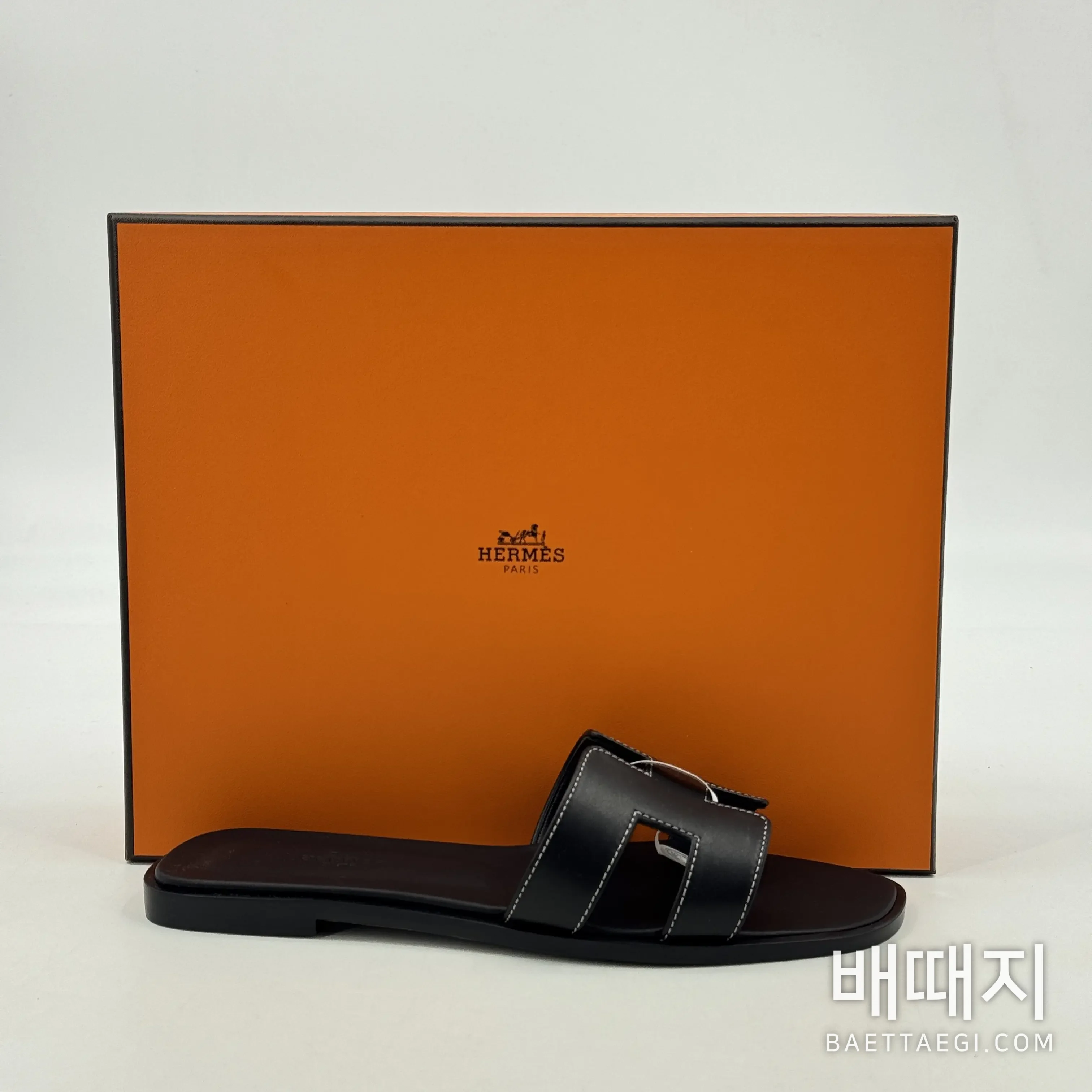 에르메스 오란 슬리퍼 검수사진 3