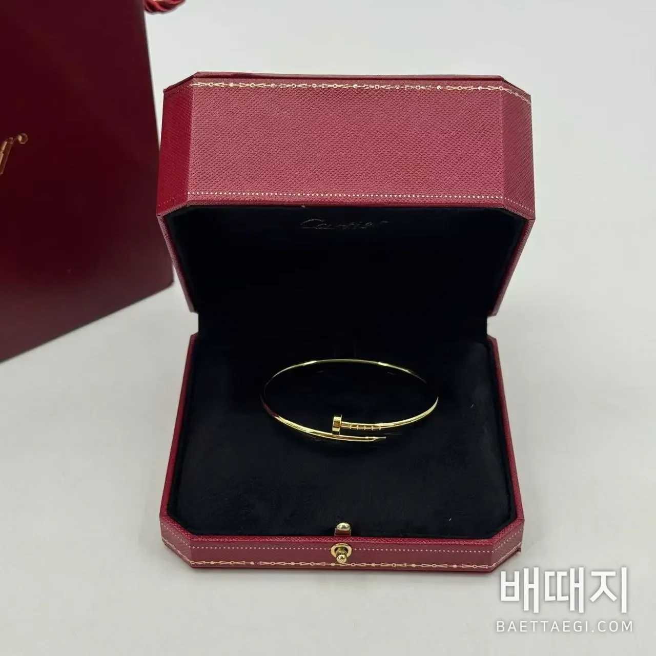 까르띠에 앵끌루 팔찌 검수사진 2