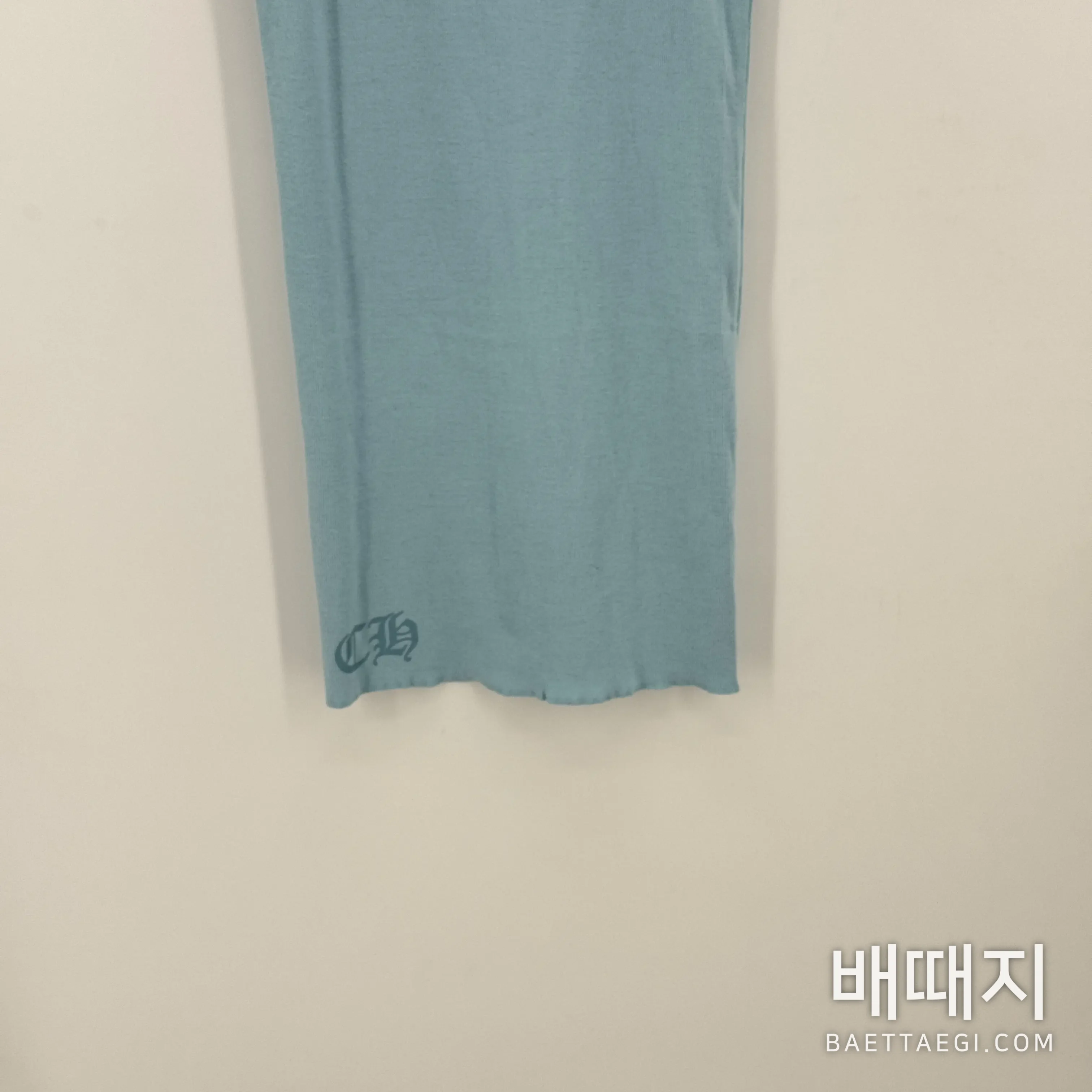 크롬하츠 블루 호스 슈 여성 반팔 검수사진 3