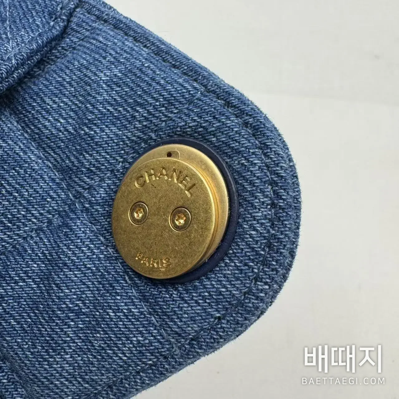 샤넬 25백 미니 데님 검수사진 7