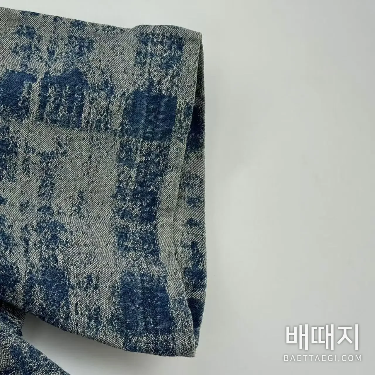 루이비통 모노그램 페이드 플레이드 반팔 셔츠 검수사진 5