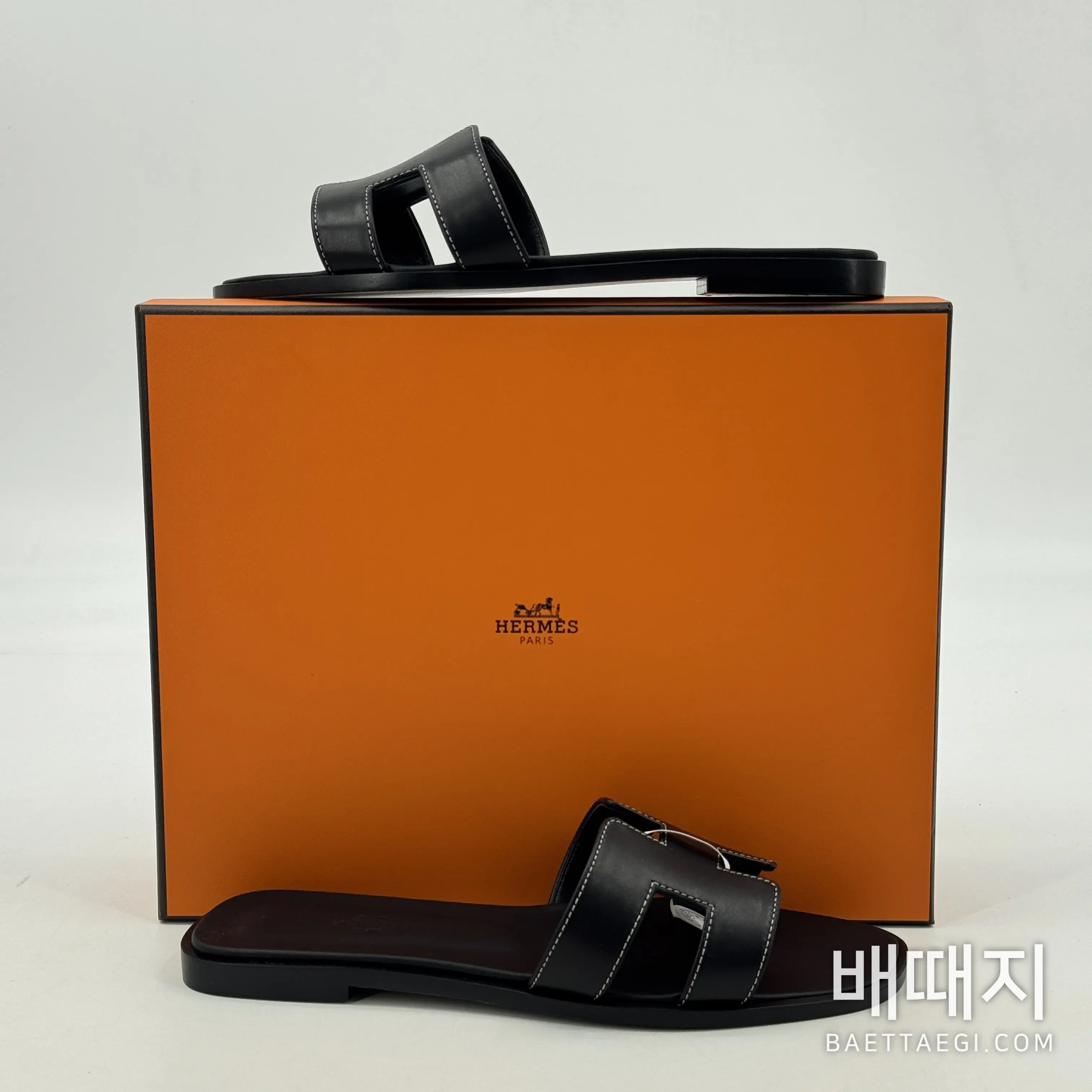 에르메스 오란 슬리퍼 검수사진 2