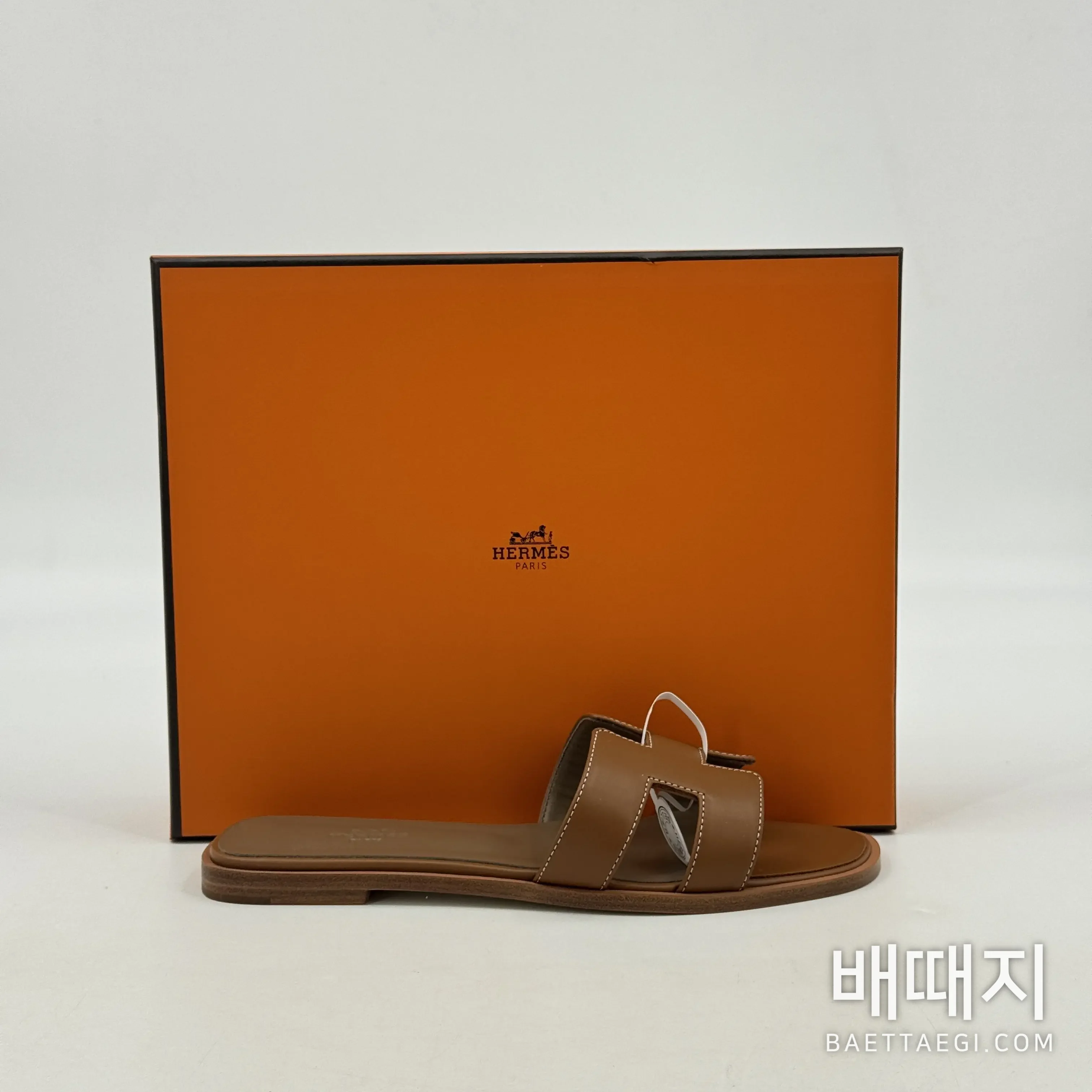 에르메스 오란 슬리퍼 검수사진 3