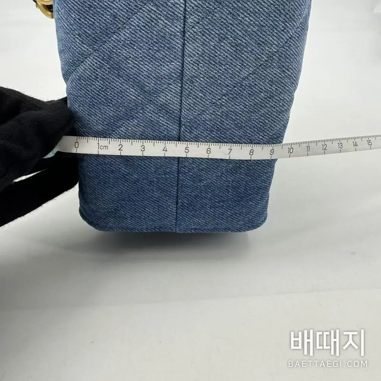 샤넬 25백 미니 데님 검수사진 15
