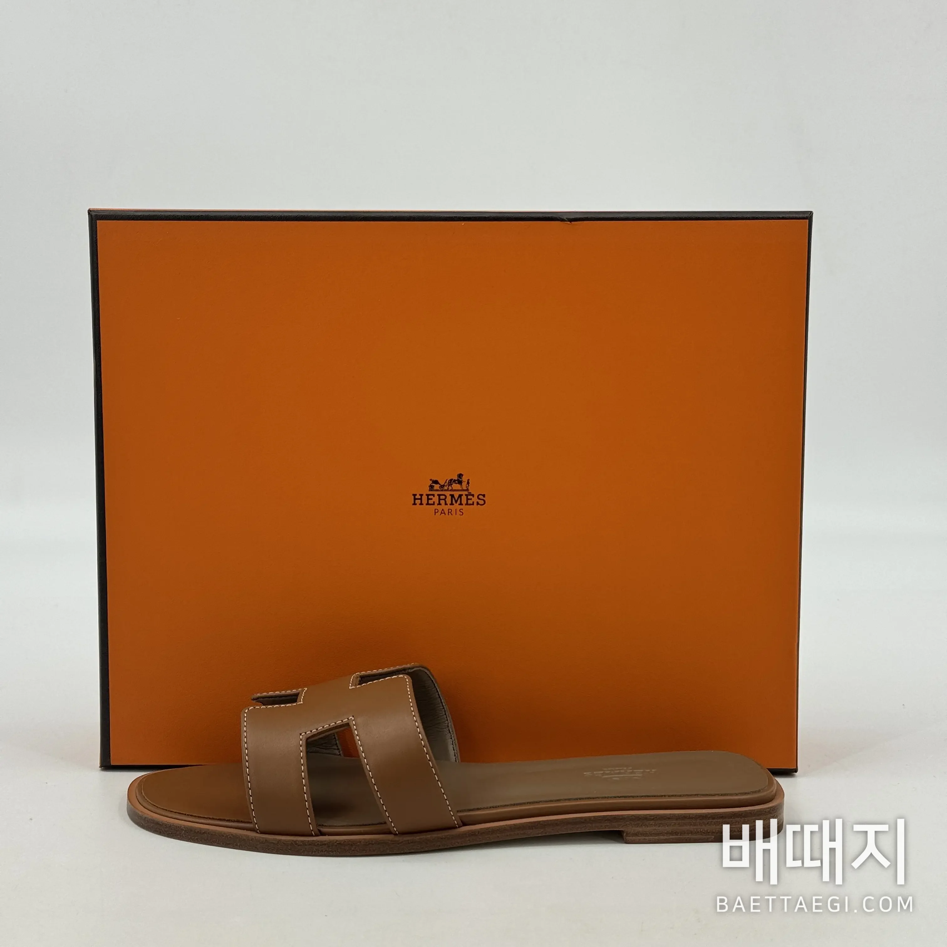에르메스 오란 슬리퍼 검수사진 4